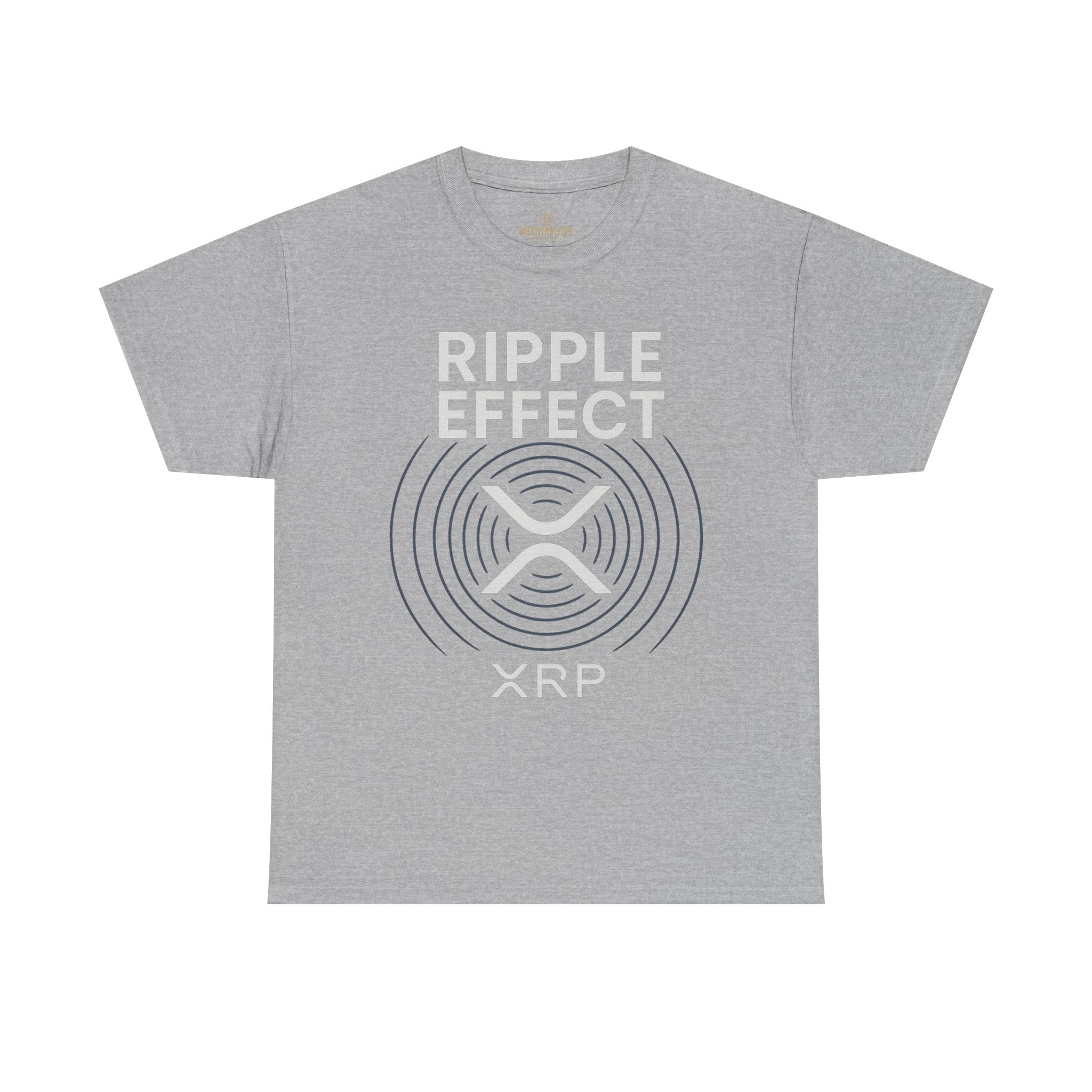 Ripple Effect XRP Tee — Minimal Cryptocurrency Logo T-Shirt