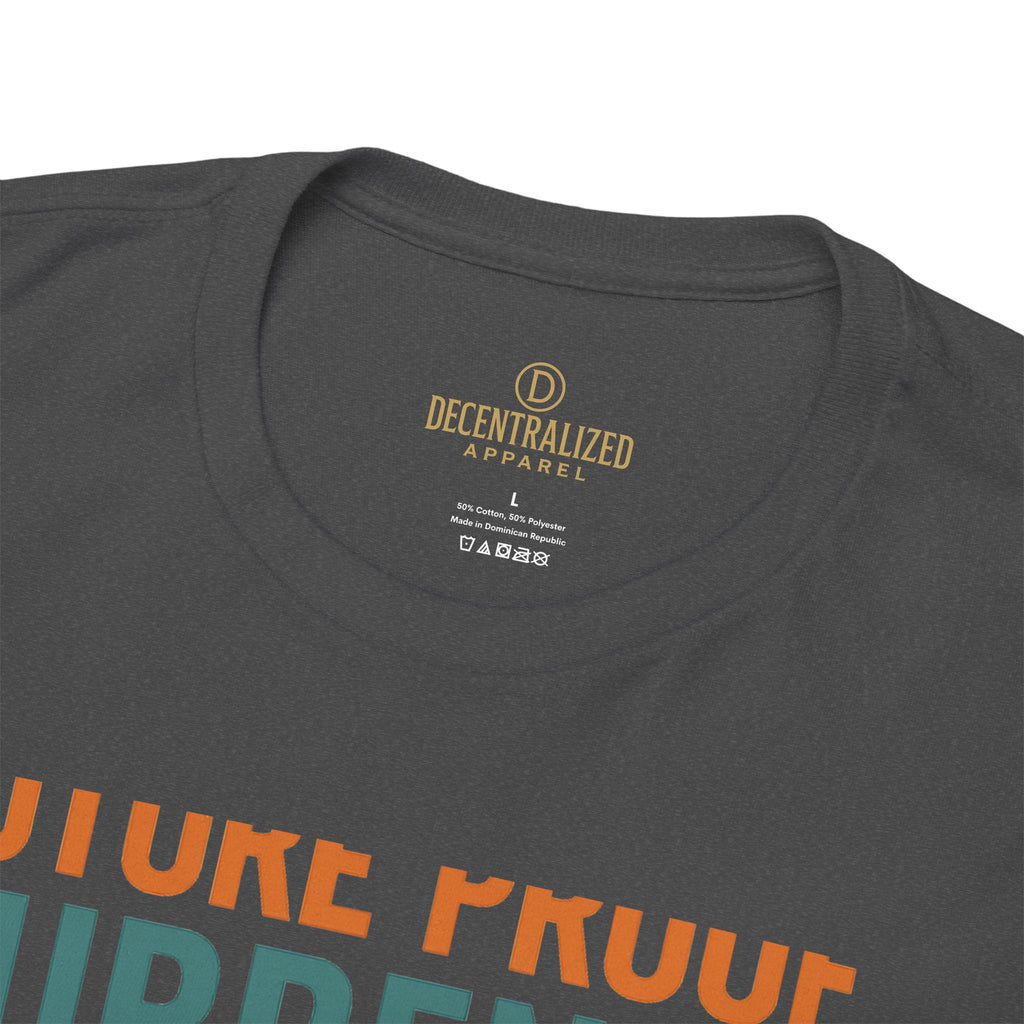 RIPPLE XRP 'Future Proof Currency' Graphic Tee — Crypto Retro Logo Shirt