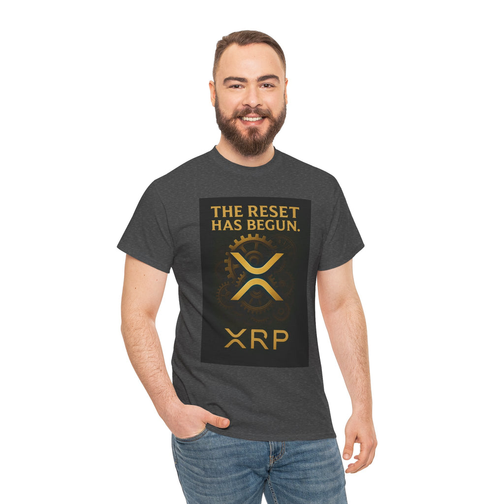 XRP Crypto Tee — "The Reset Has Begun" Bitcoin Alternative Shirt