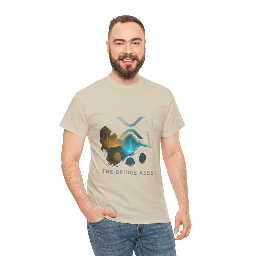 Ripple XRP Crypto Tee — 'The Bridge Asset' Logo T-Shirt
