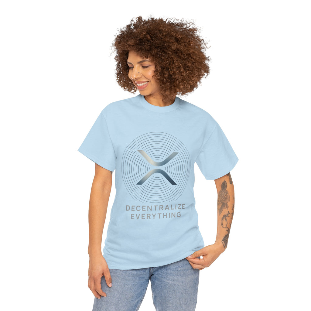 XRP 'Decentralize Everything' Tee - Crypto Logo T-Shirt