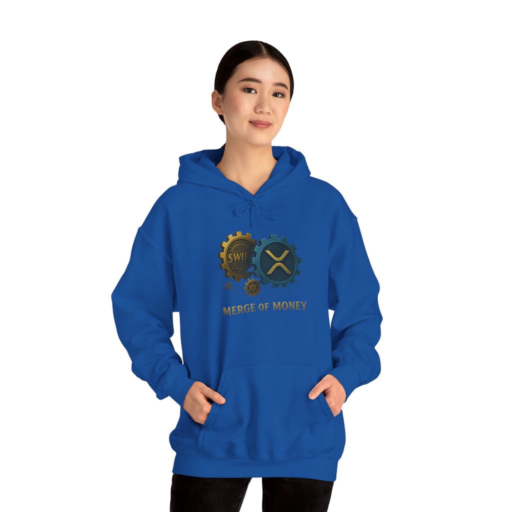 Merge of Money Hoodie — Financial Gears Graphic Pullover