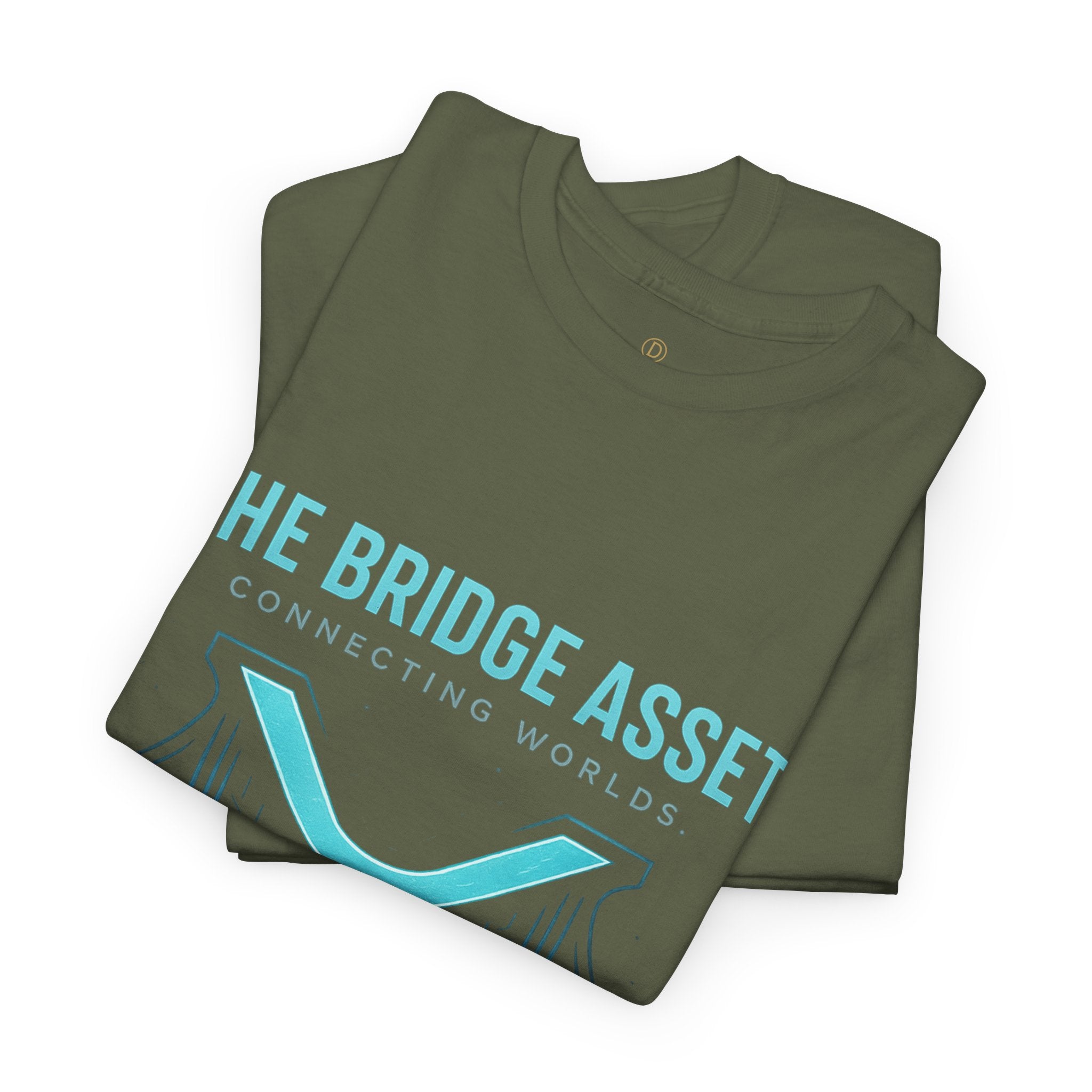 The Bridge Asset Tee – 'Connecting Worlds' Crypto Ripple X Logo T-Shirt