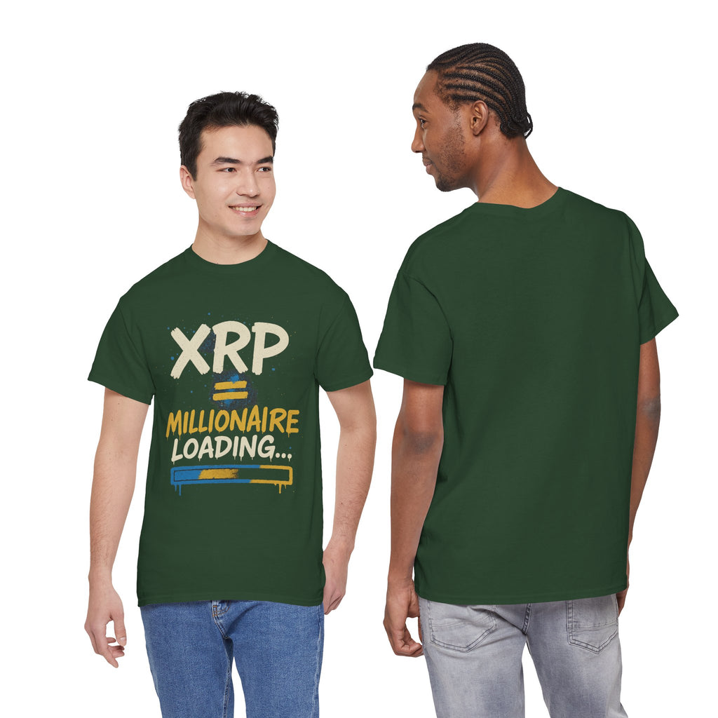 XRP Millionaire Loading T-Shirt — Crypto Investor Progress Tee