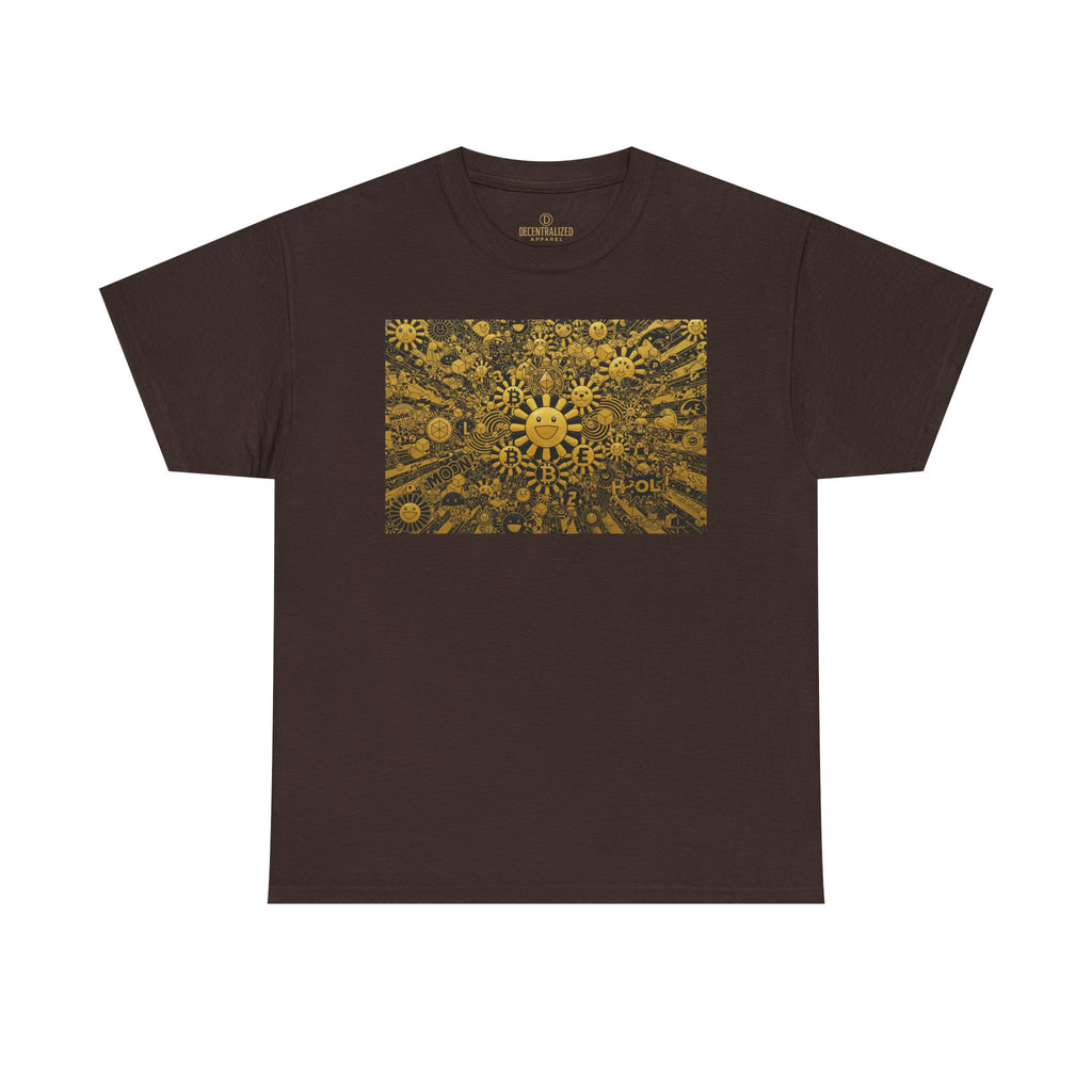 Sunflower Burst T‑Shirt — Golden Sunflower Pattern Tee