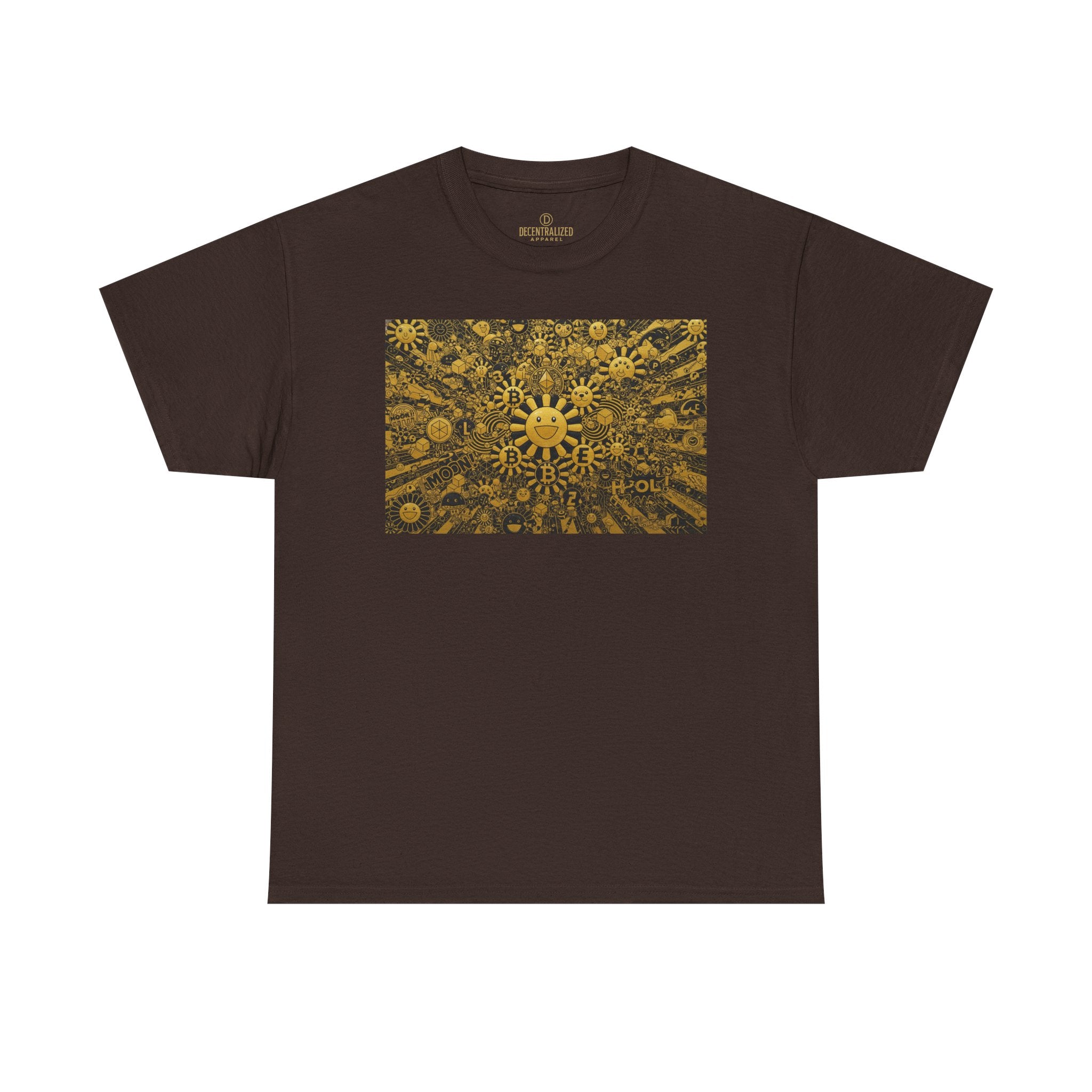 Sunflower Burst T‑Shirt — Golden Sunflower Pattern Tee