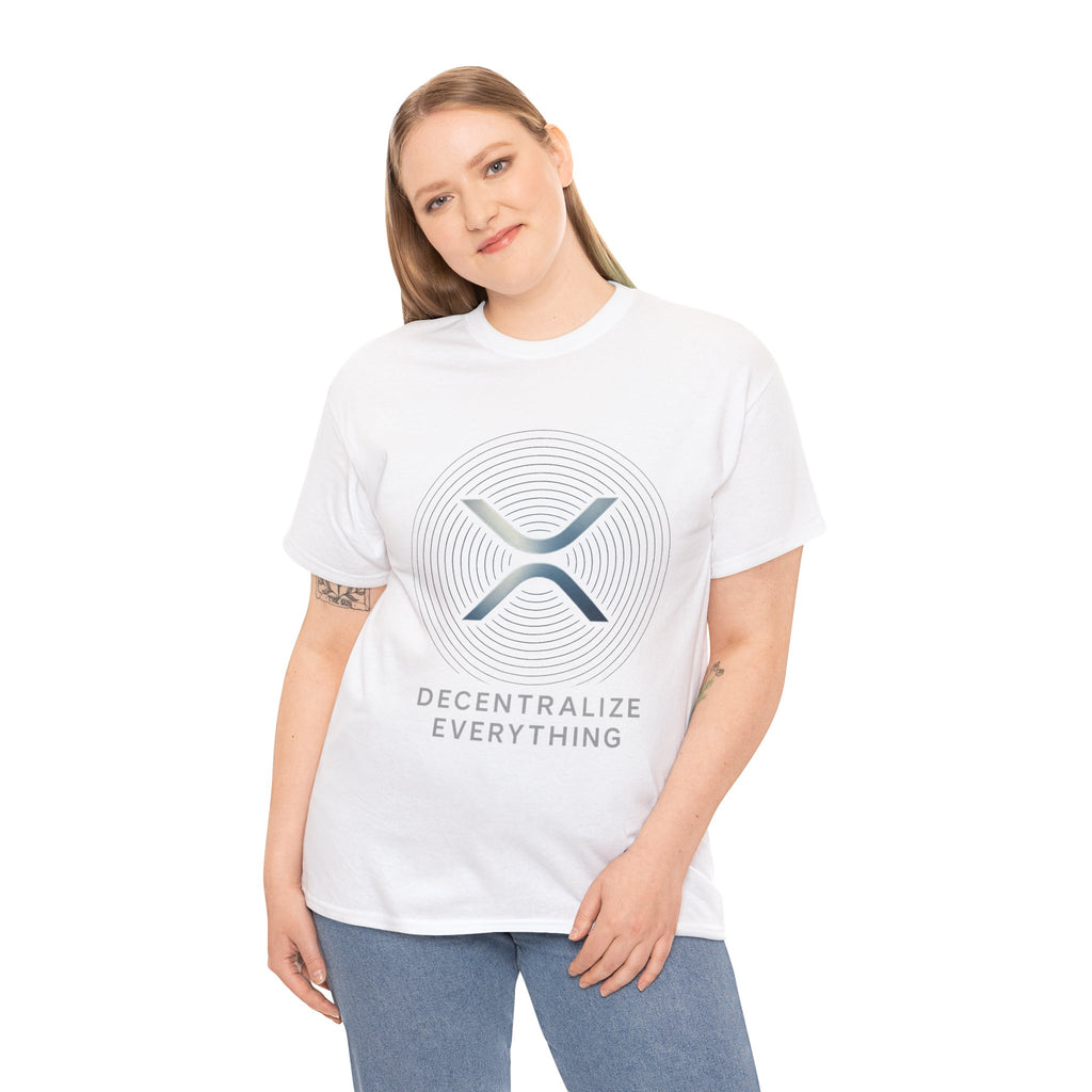 XRP 'Decentralize Everything' Tee - Crypto Logo T-Shirt
