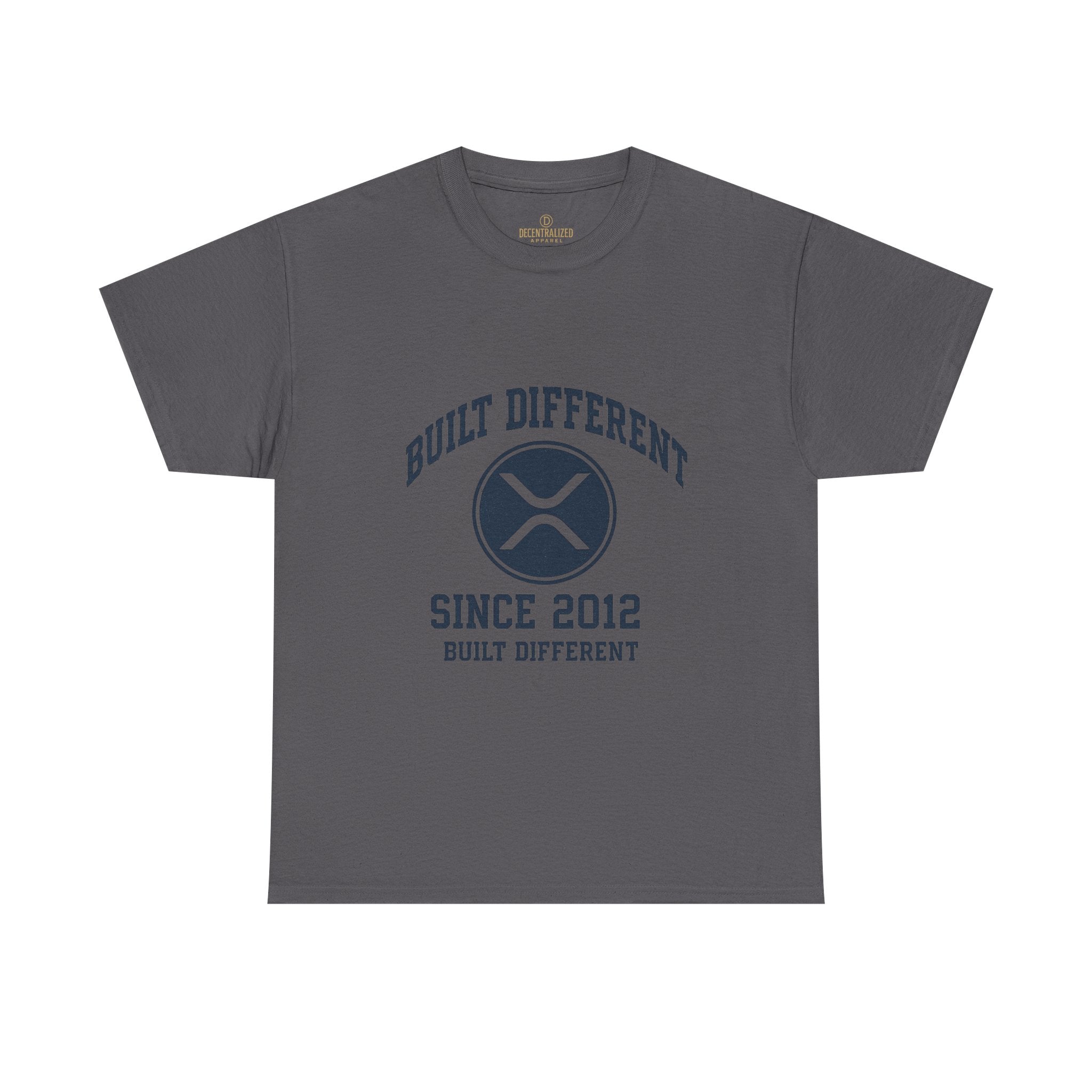 Built Different Since 2012 T-Shirt – Ripple XRP Logo Tee