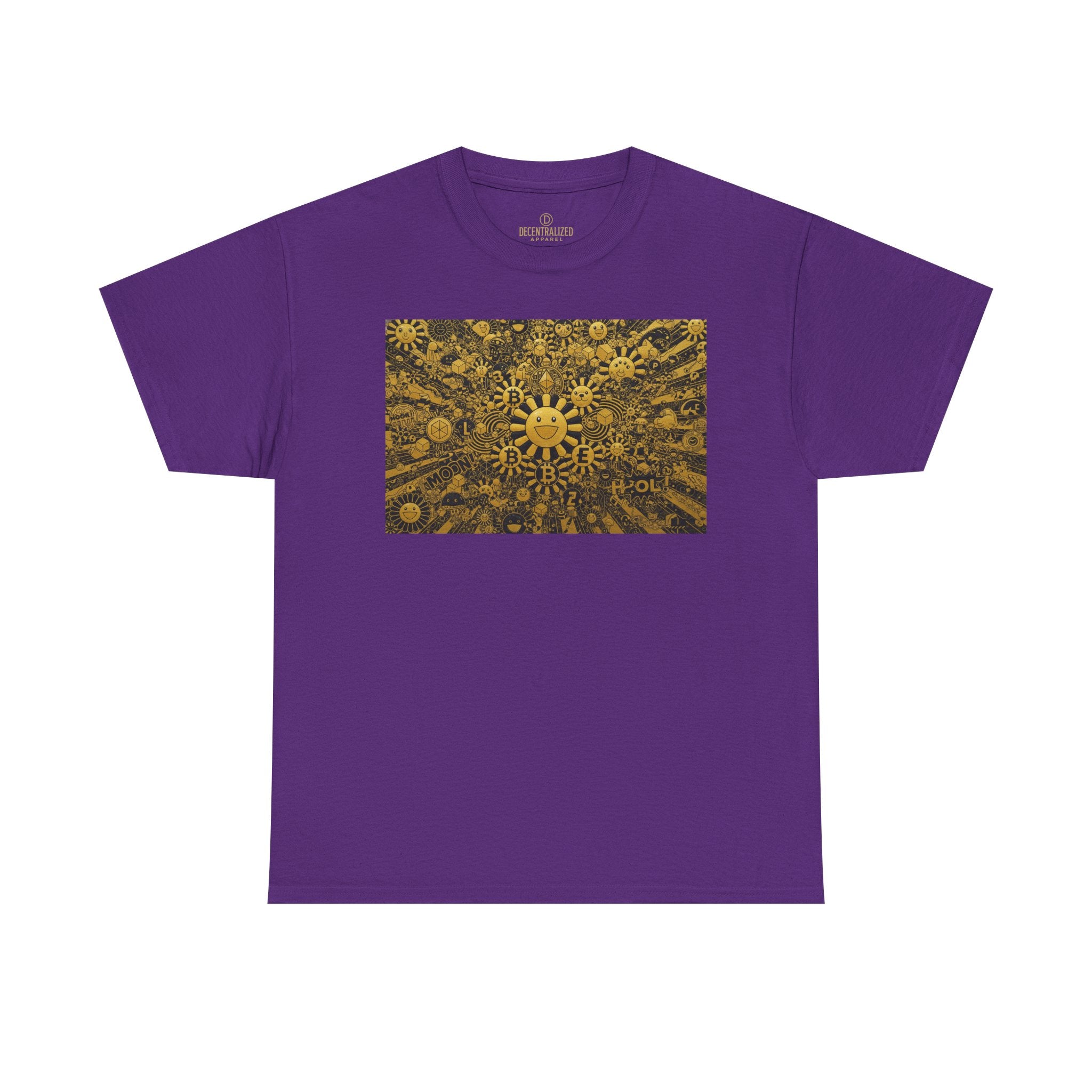 Sunflower Burst T‑Shirt — Golden Sunflower Pattern Tee