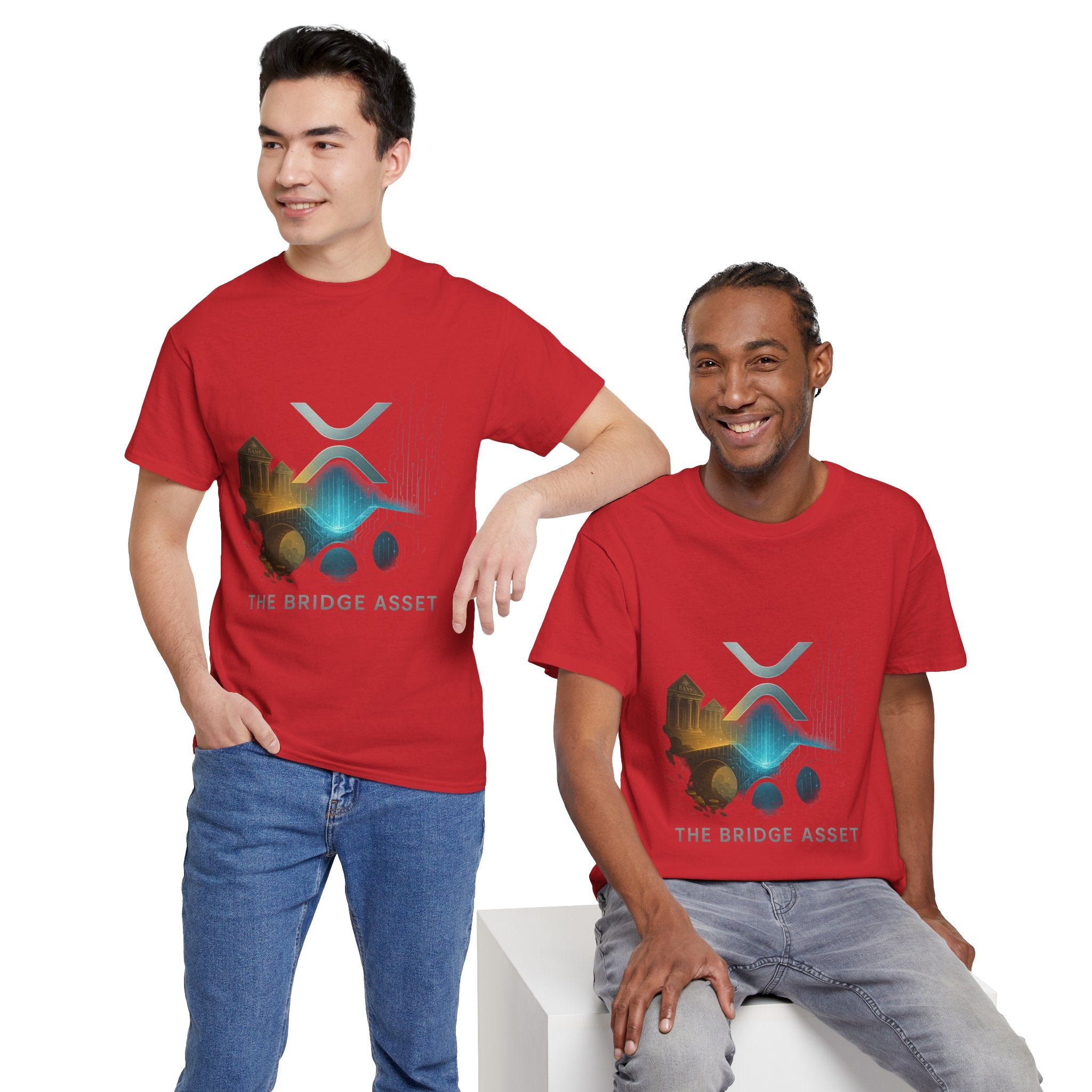 Ripple XRP Crypto Tee — 'The Bridge Asset' Logo T-Shirt