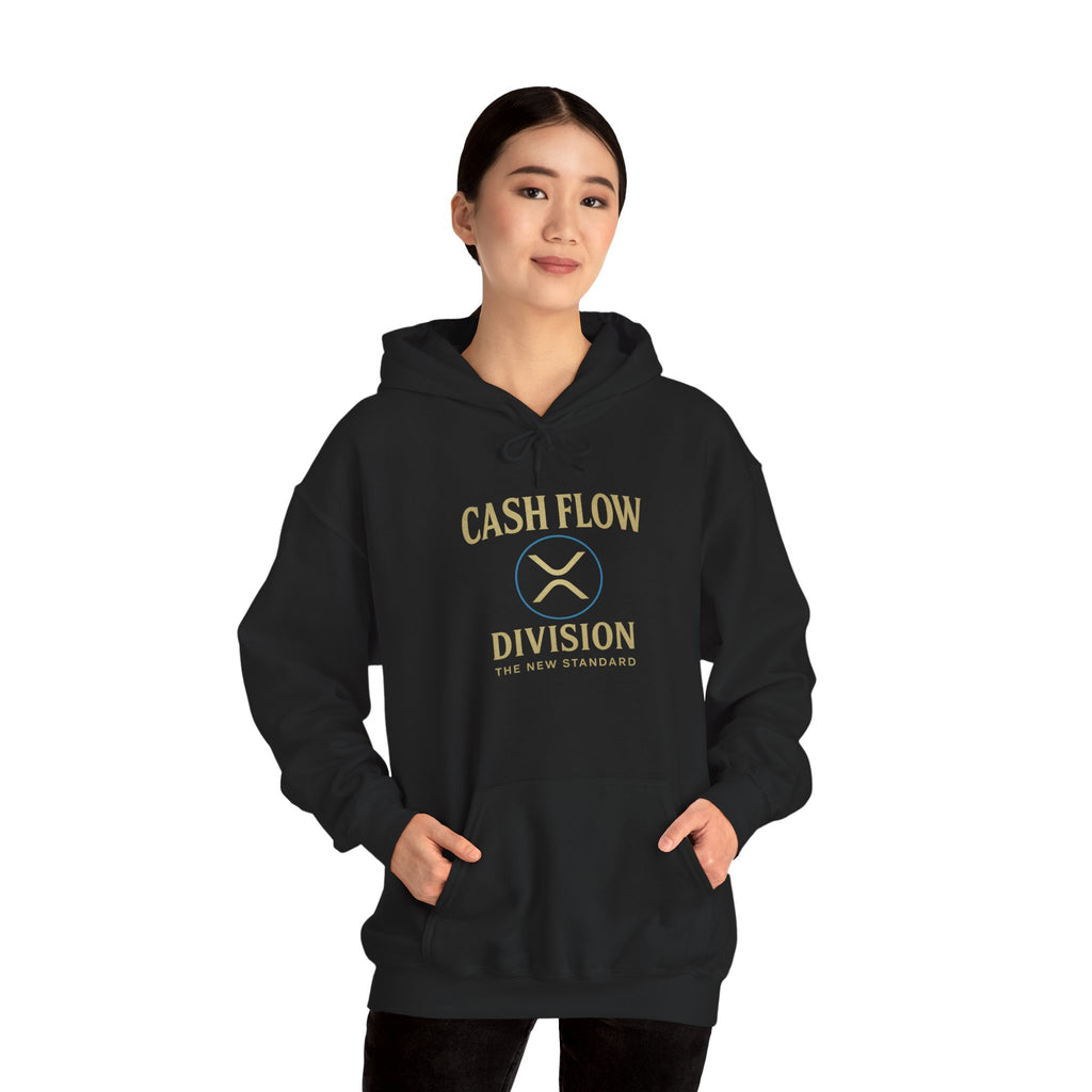 Cash Flow Division Hoodie — Minimalist Finance Logo Pullover