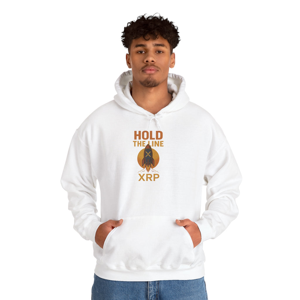 XRP 'Hold the Line' Hoodie — Crypto Supporter Sweatshirt