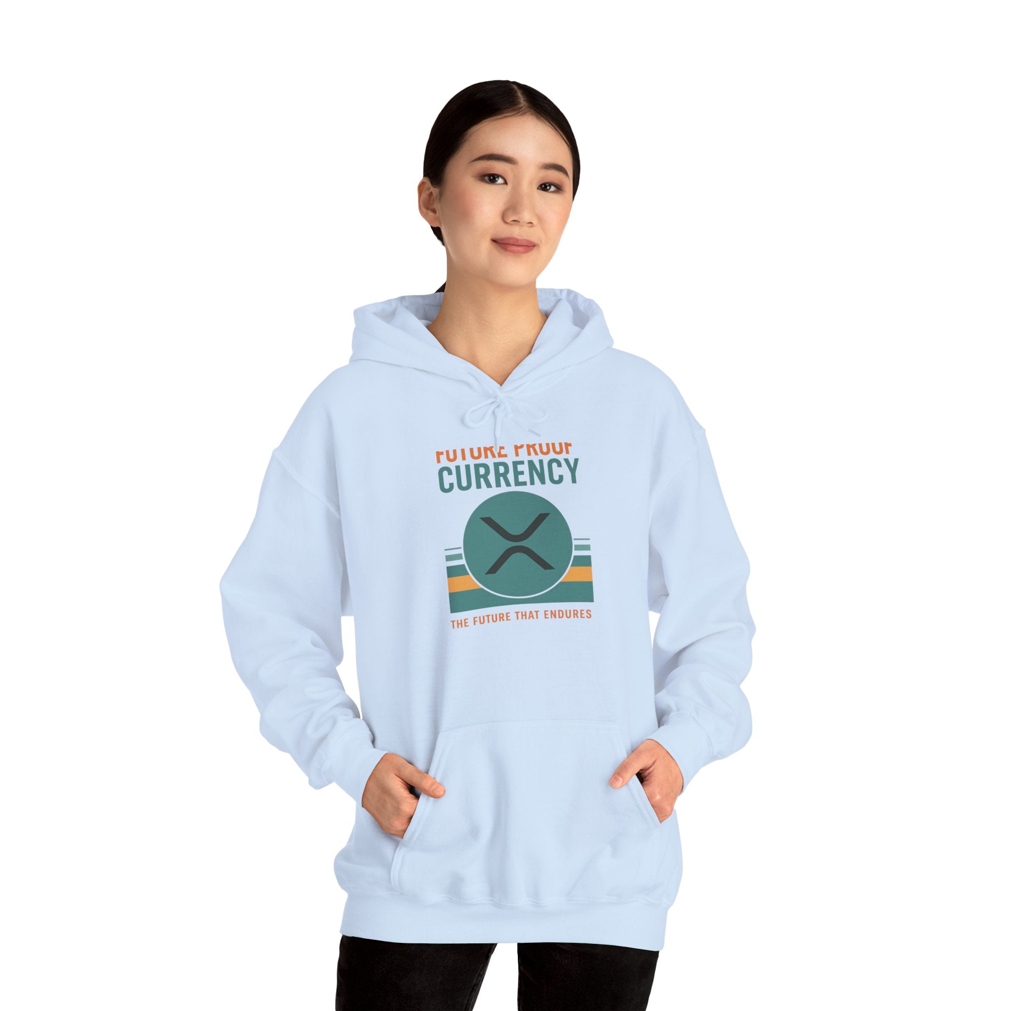 Ripple Crypto Hoodie – “Future Proof Currency” Retro Logo Sweatshirt