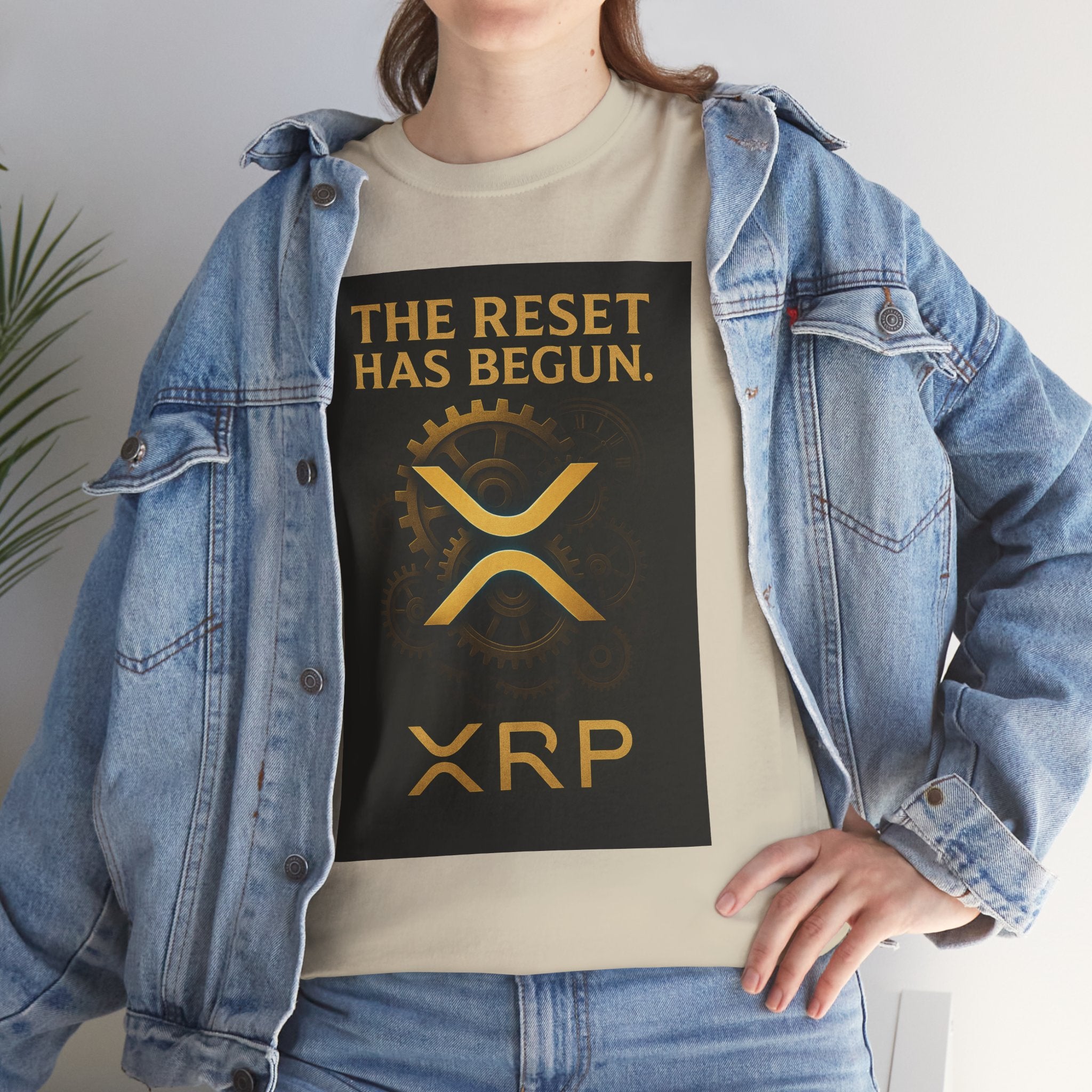 XRP Crypto Tee — "The Reset Has Begun" Bitcoin Alternative Shirt
