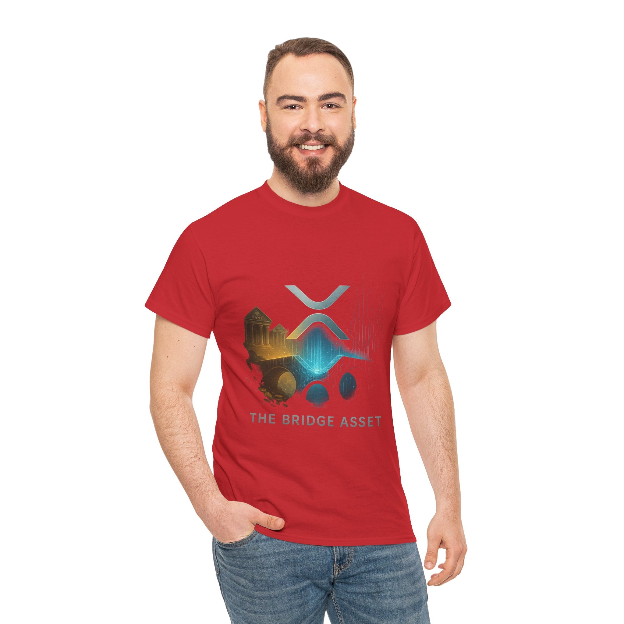Ripple XRP Crypto Tee — 'The Bridge Asset' Logo T-Shirt