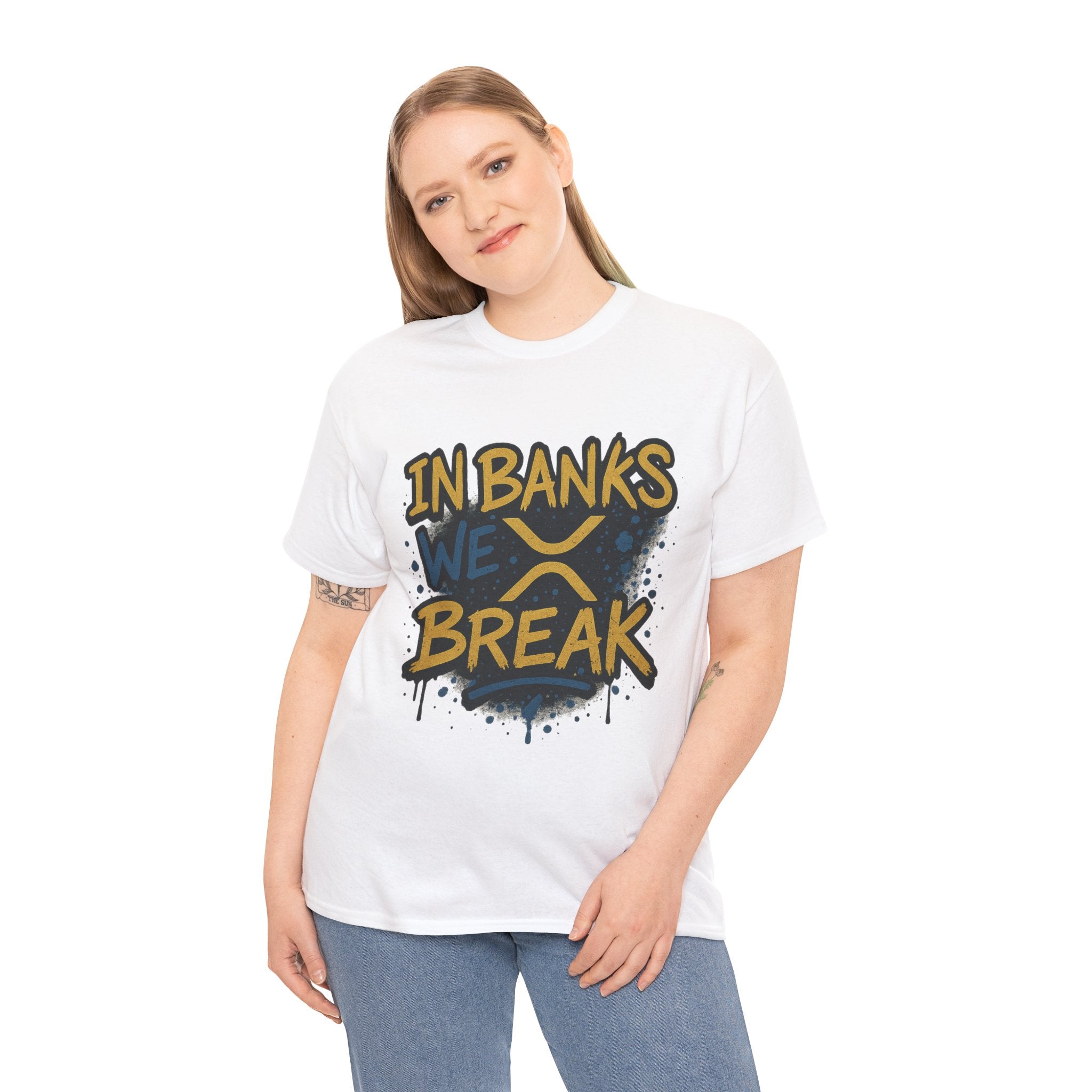 Ripple 'In Banks We Break' Graphic Tee — Crypto XRP Streetwear