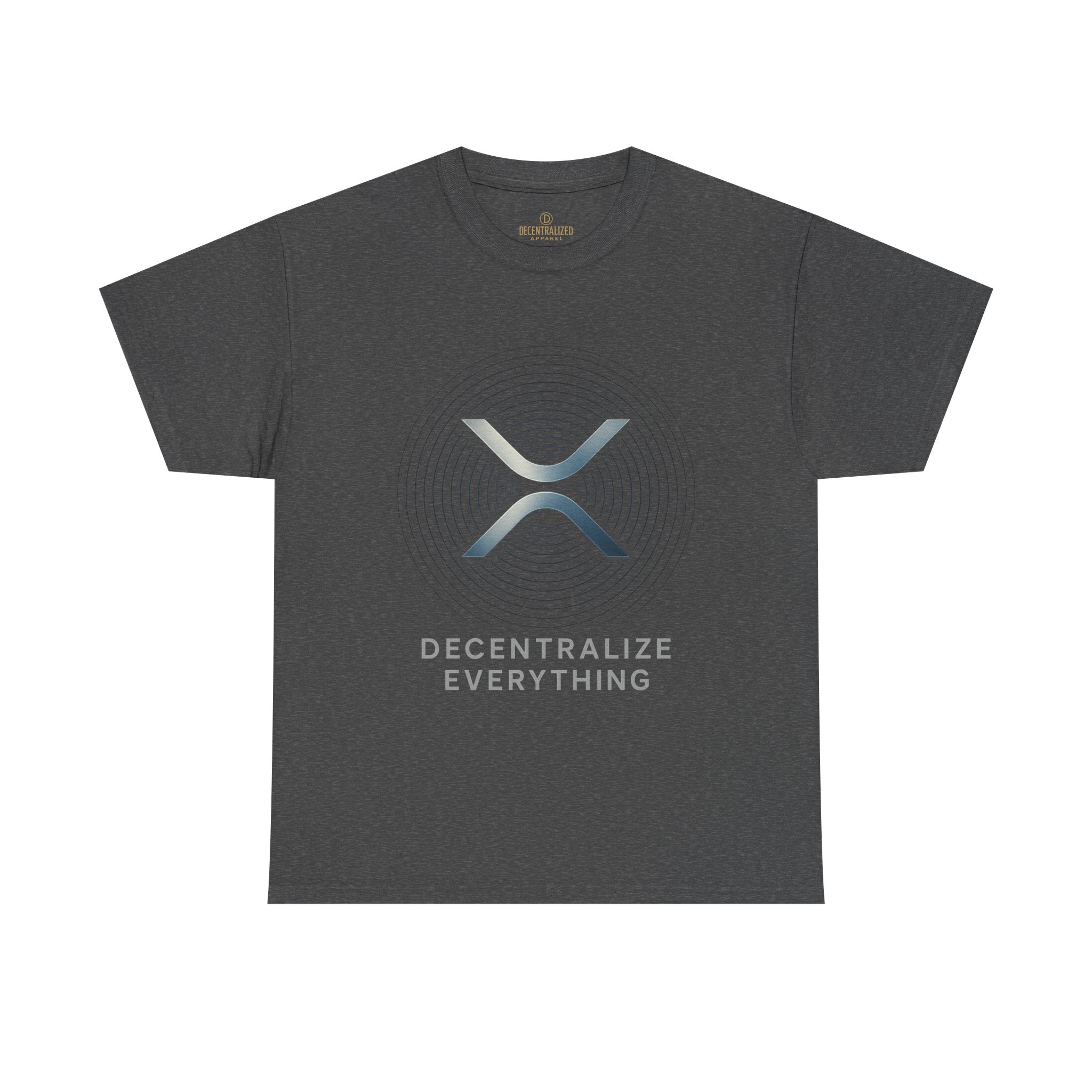 XRP 'Decentralize Everything' Tee - Crypto Logo T-Shirt