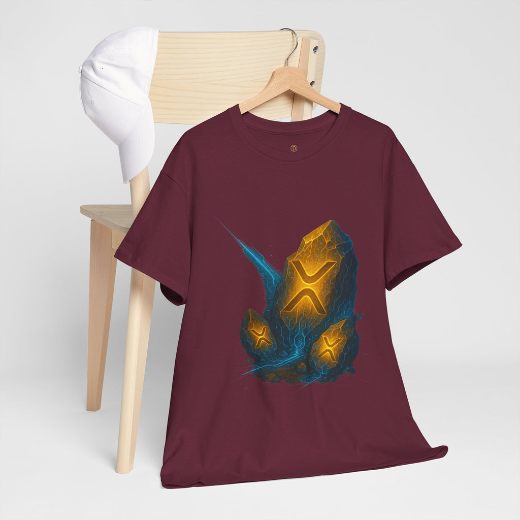Rune Stone Graphic Tee — Glowing Mystic Rock T-Shirt