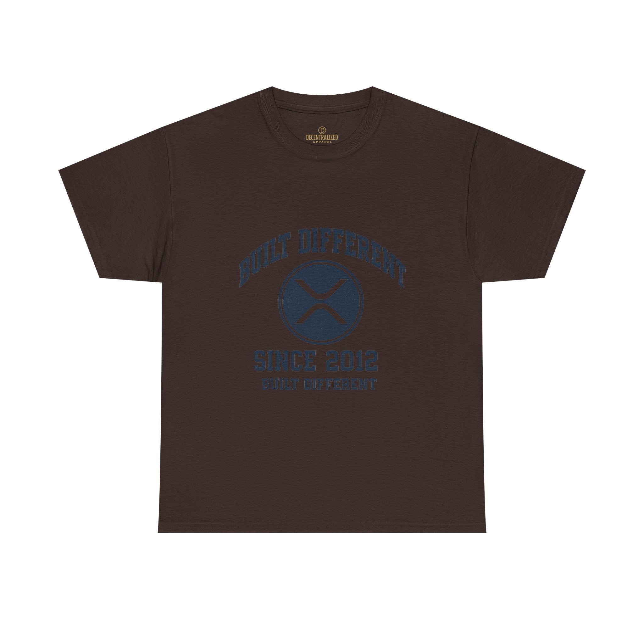 Built Different Since 2012 T-Shirt – Ripple XRP Logo Tee