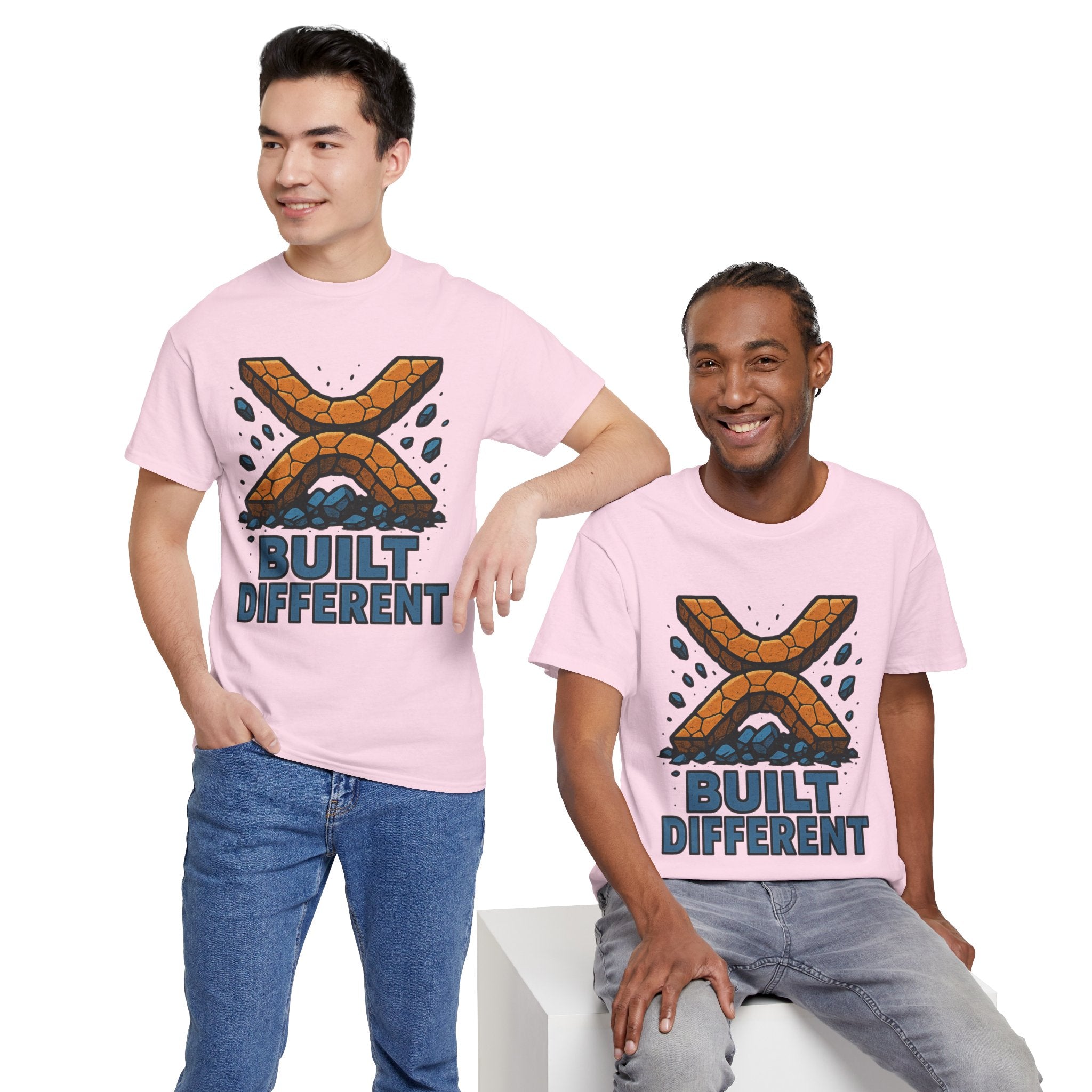 Built Different T-Shirt — Rugged Crypto X Design Tee