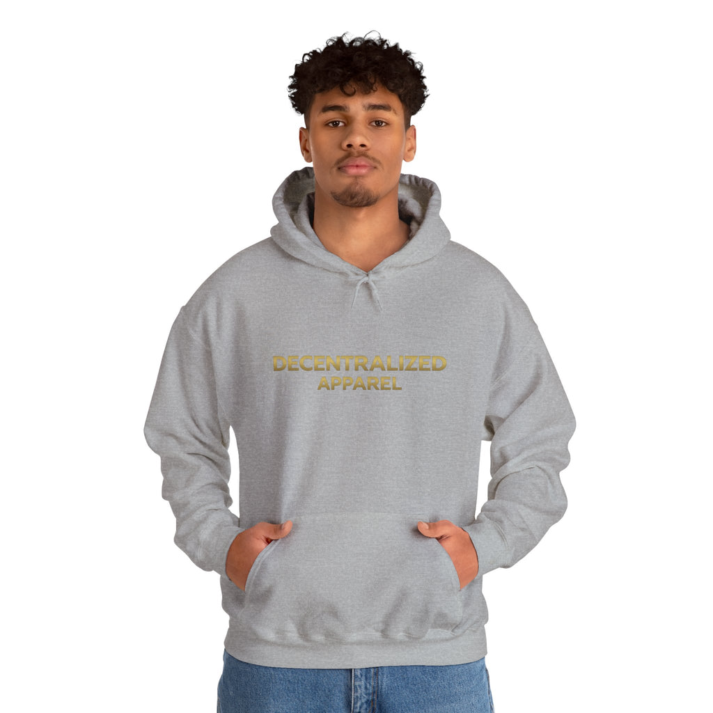 Decentralized Apparel Hoodie — Minimalist Crypto-Inspired White Pullover