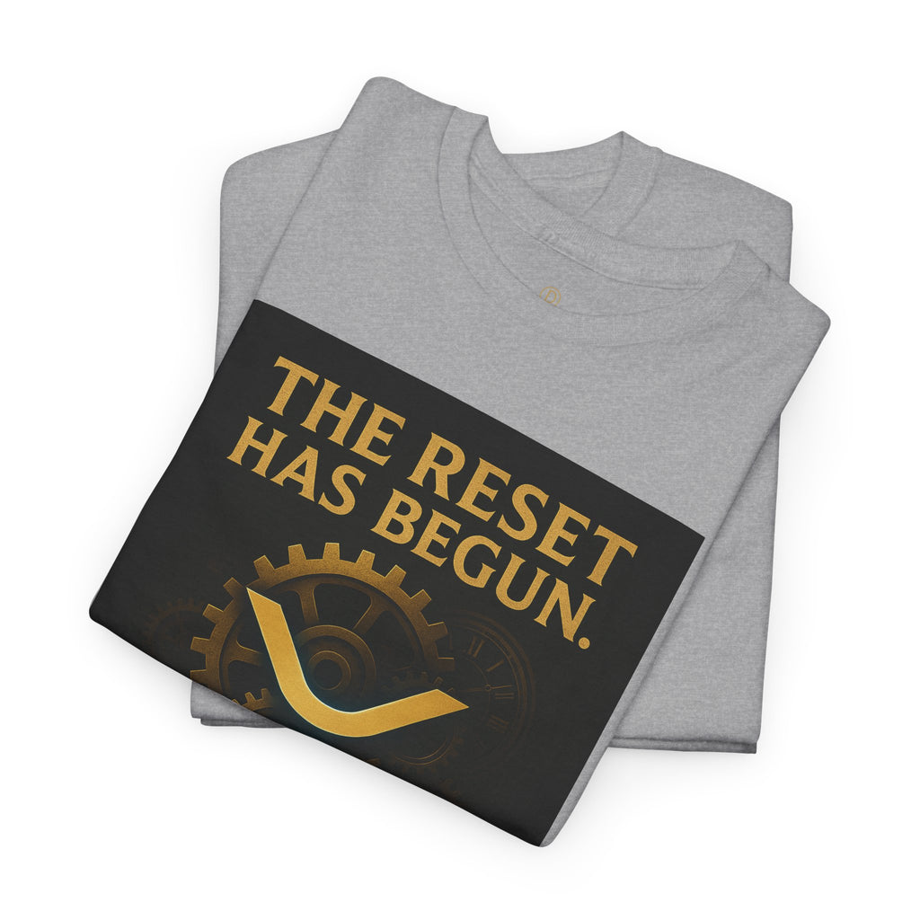 XRP Crypto Tee — "The Reset Has Begun" Bitcoin Alternative Shirt