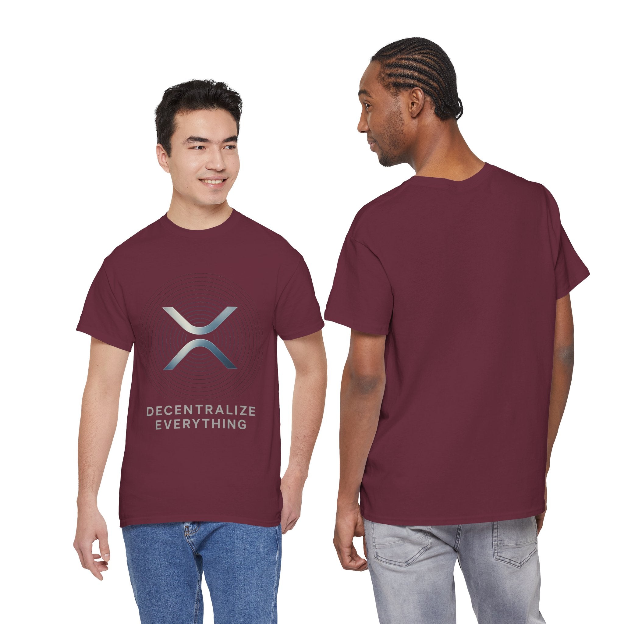 XRP 'Decentralize Everything' Tee - Crypto Logo T-Shirt