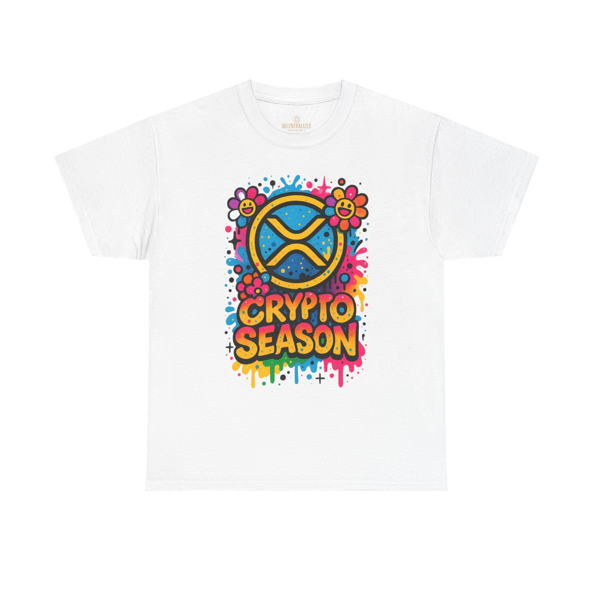 Crypto Season T-Shirt — Colorful Ripple XRP Logo Tee