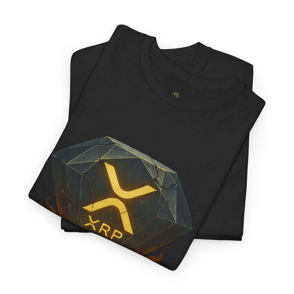 XRP Diamond Tee — "Pressure Built The Standard" Crypto Graphic T‑Shirt