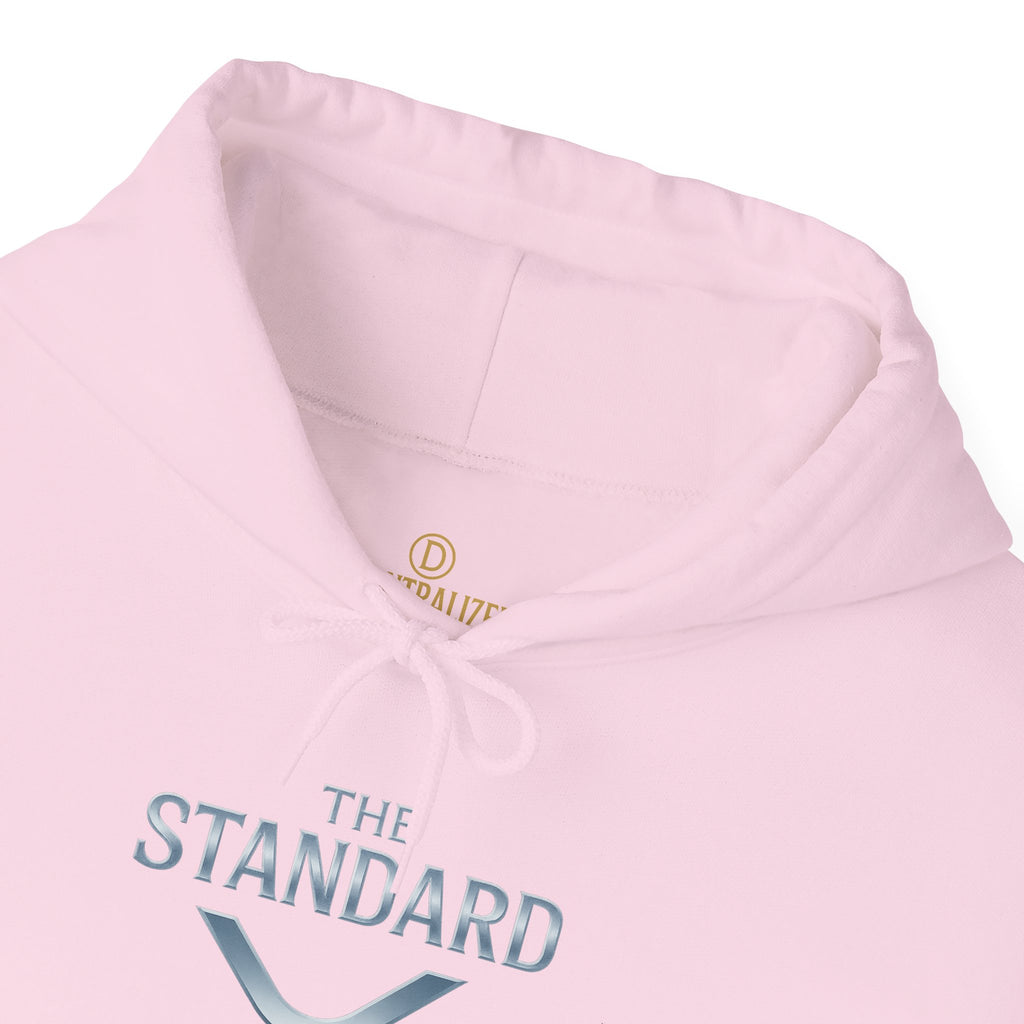 XRP 'The Standard' Logo Hoodie — Crypto Casual Pullover