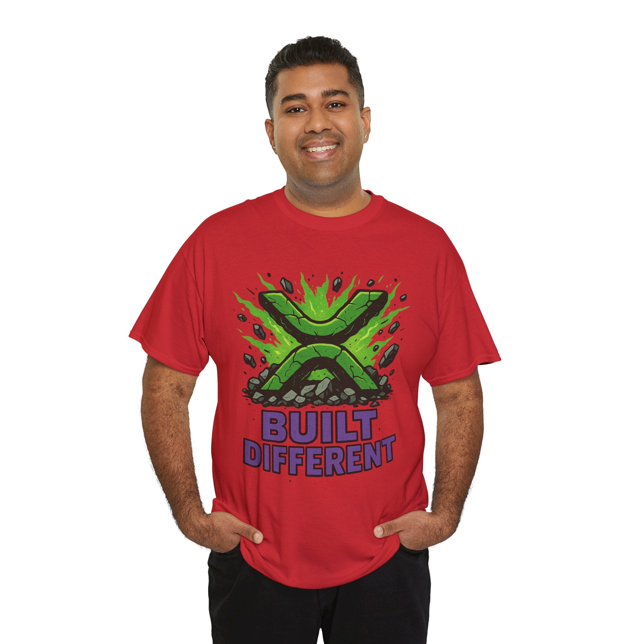 Built Different T-Shirt — Green Gamer Logo Tee