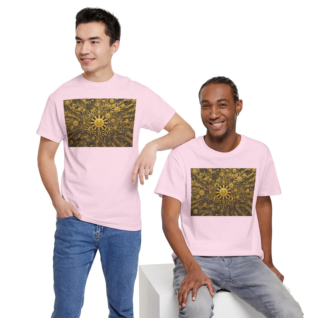 Sunflower Burst T‑Shirt — Golden Sunflower Pattern Tee