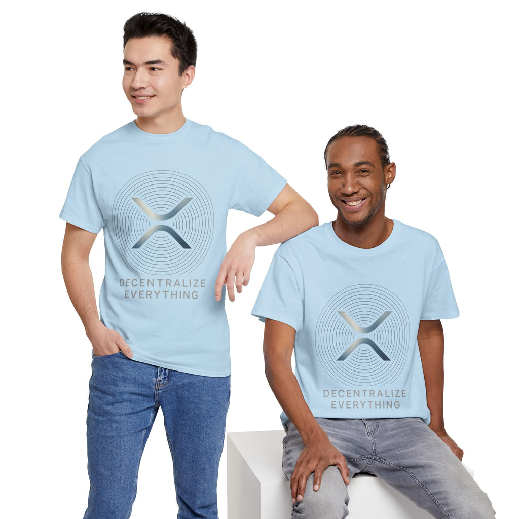 XRP 'Decentralize Everything' Tee - Crypto Logo T-Shirt