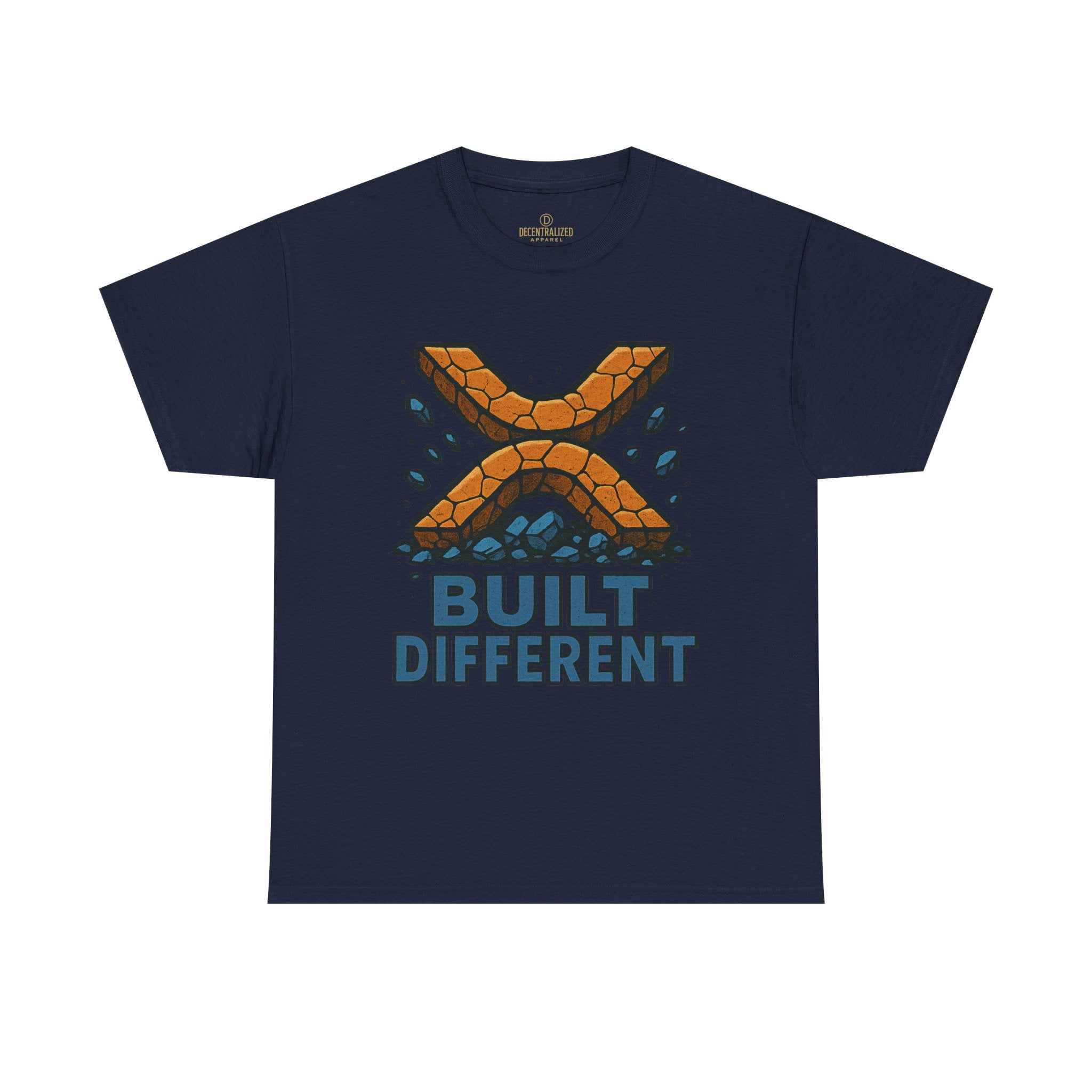 Built Different T-Shirt — Rugged Crypto X Design Tee