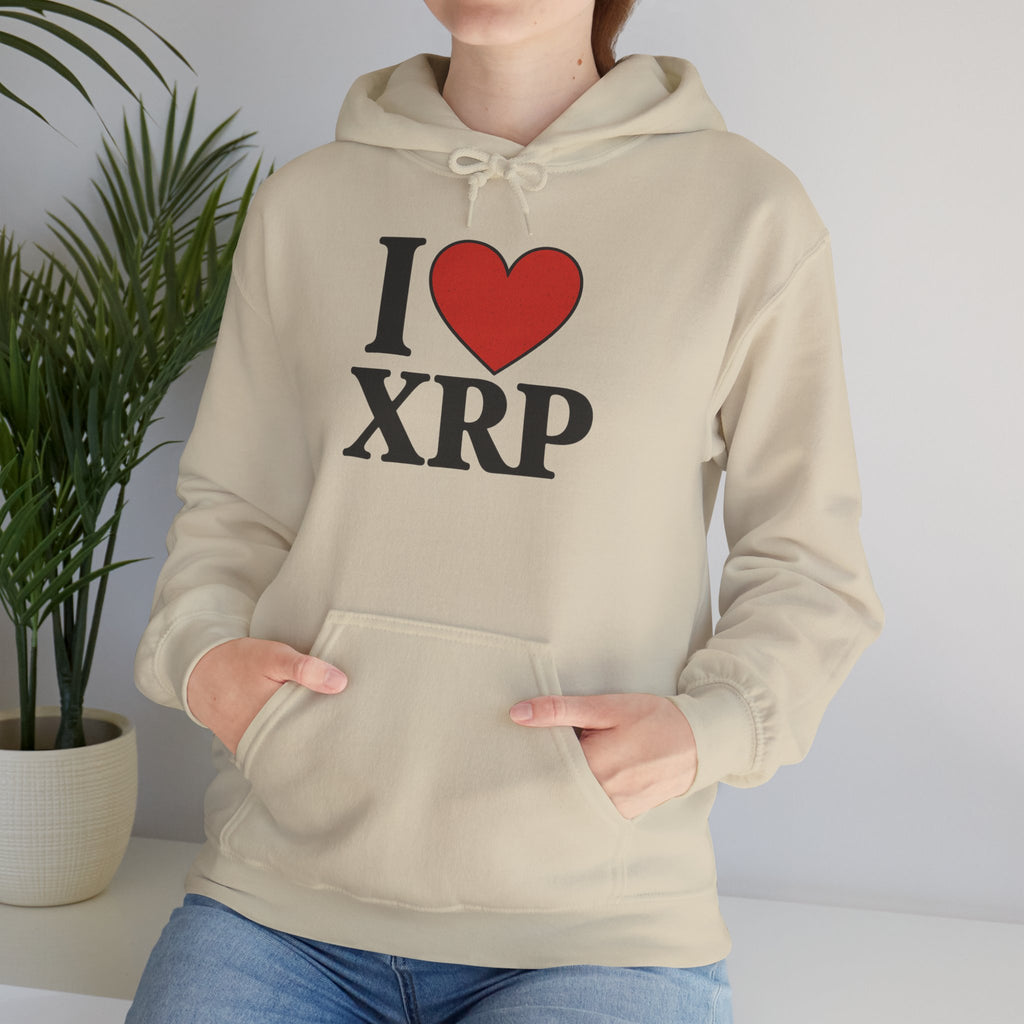 I  XRP Hoodie — Crypto Enthusiast Ripple Sweatshirt