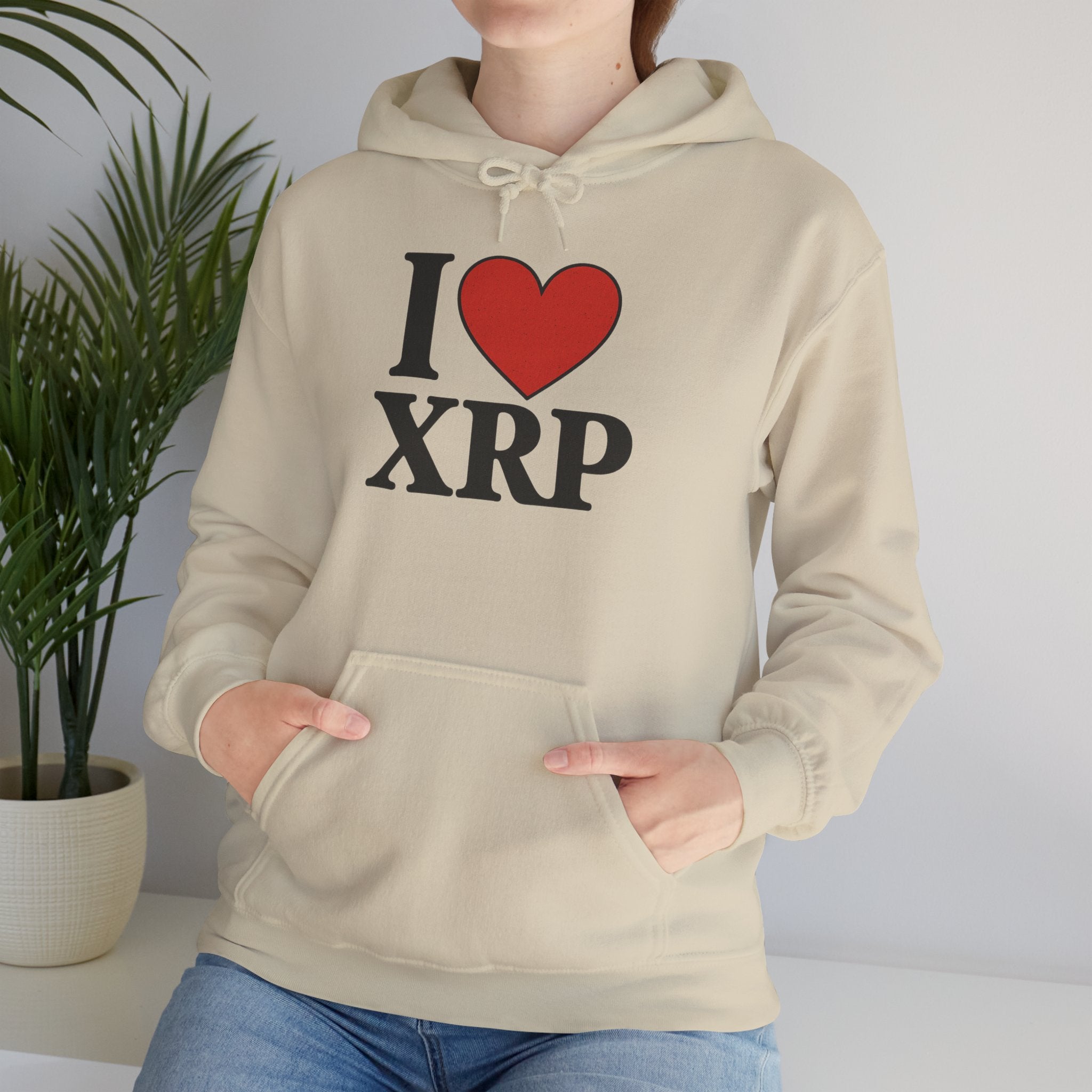 I  XRP Hoodie — Crypto Enthusiast Ripple Sweatshirt