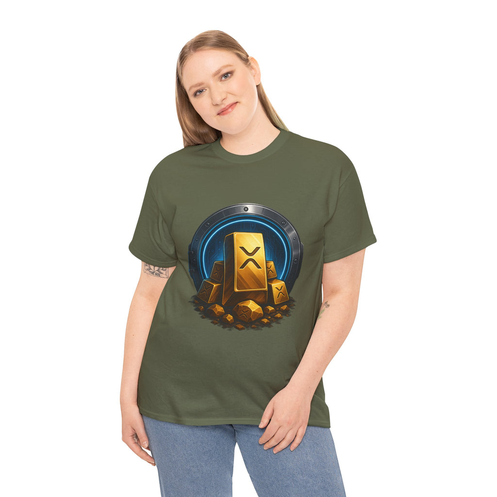 Crypto Gold Bars T-Shirt — Ripple (XRP) Stack Graphic Tee
