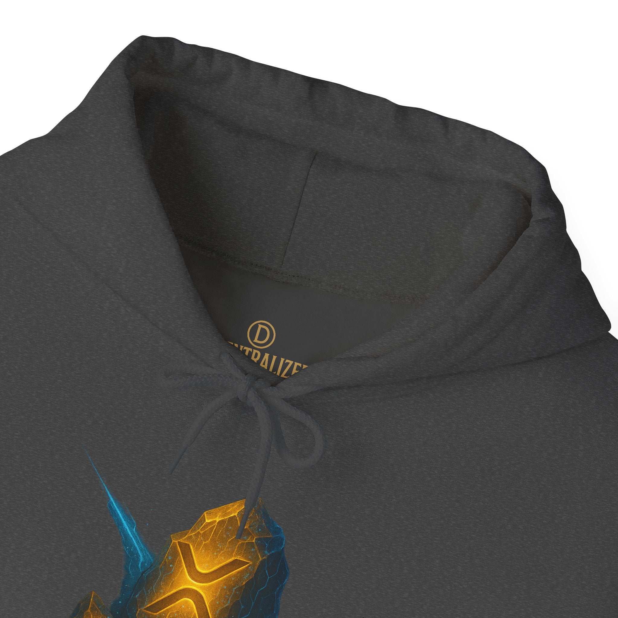 Rune Stone Hoodie — Glowing Mystic Rock Graphic Hooded Sweatshirt