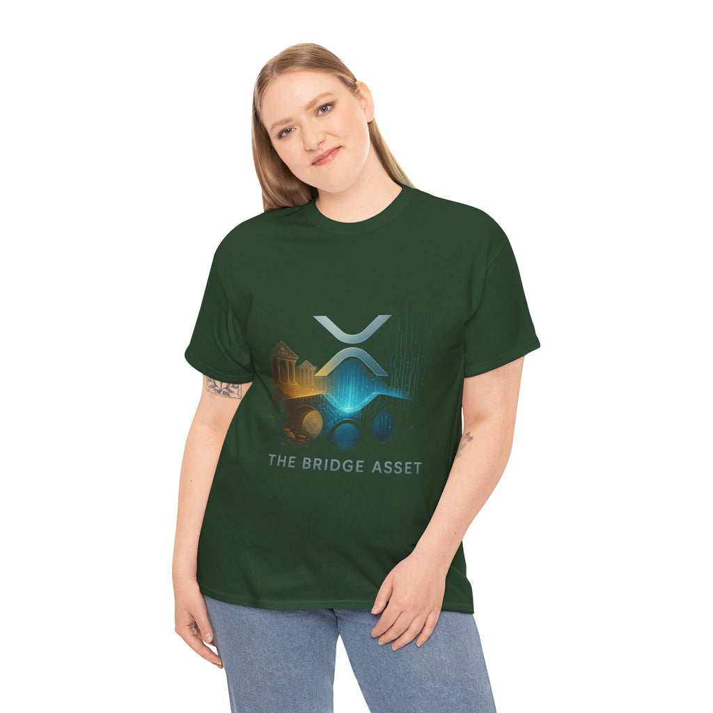 Ripple XRP Crypto Tee — 'The Bridge Asset' Logo T-Shirt
