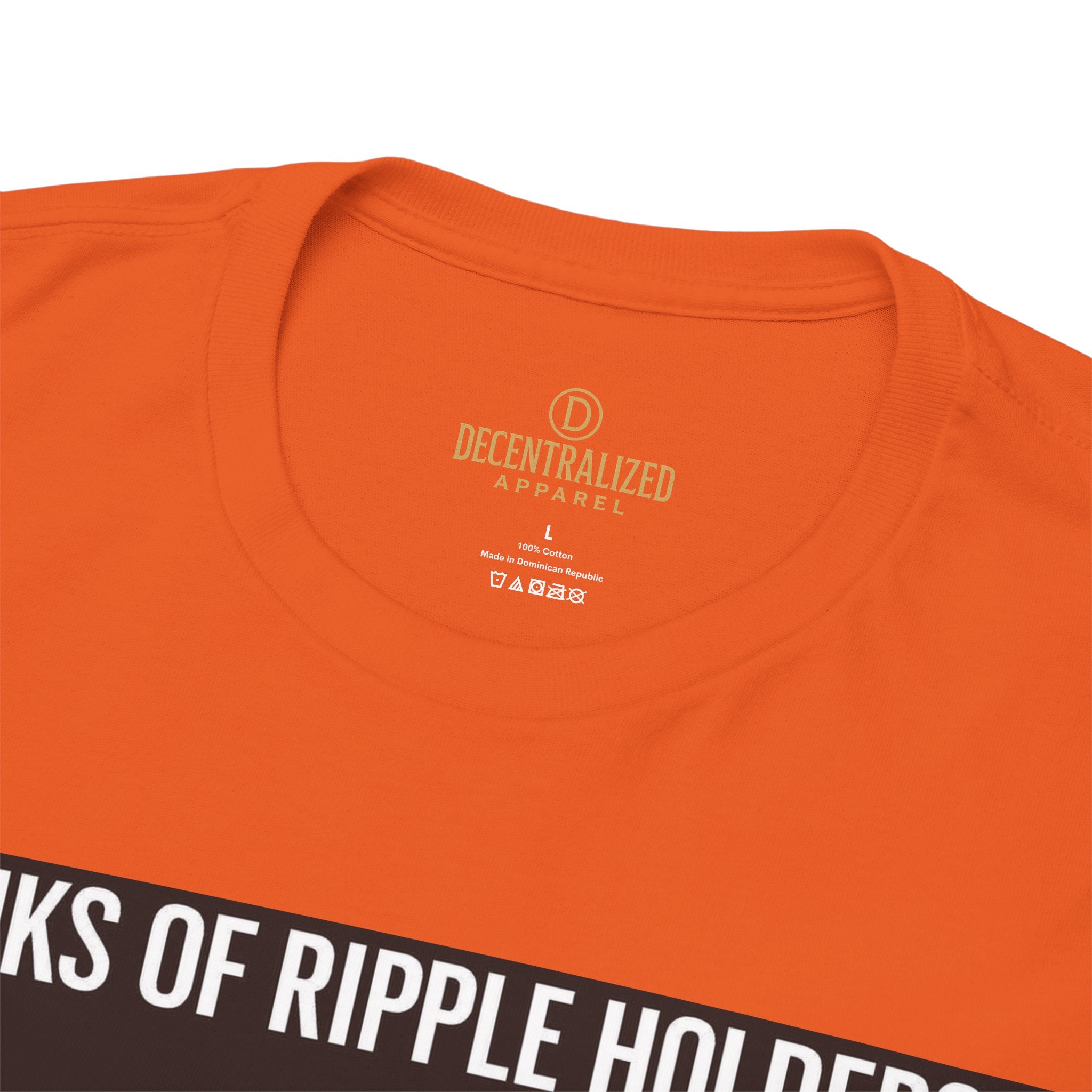 Crypto Ranks T-Shirt – "Ranks of Ripple Holders" Illustrated Guide