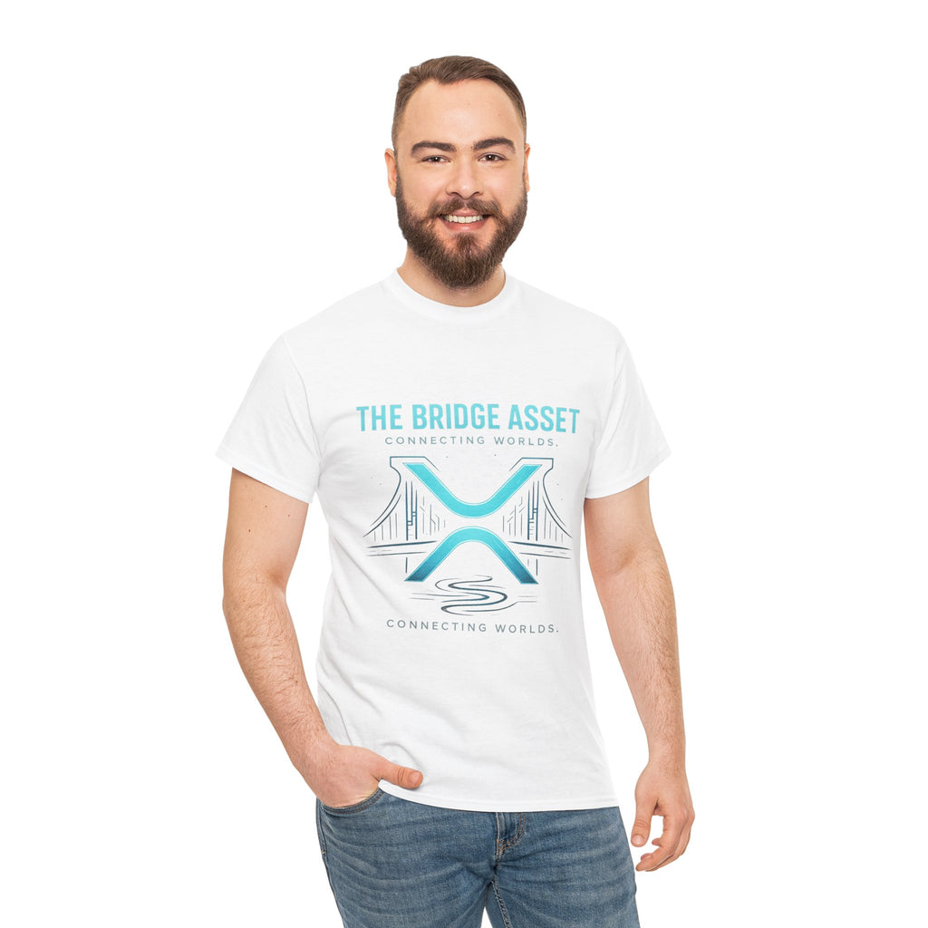The Bridge Asset Tee – 'Connecting Worlds' Crypto Ripple X Logo T-Shirt