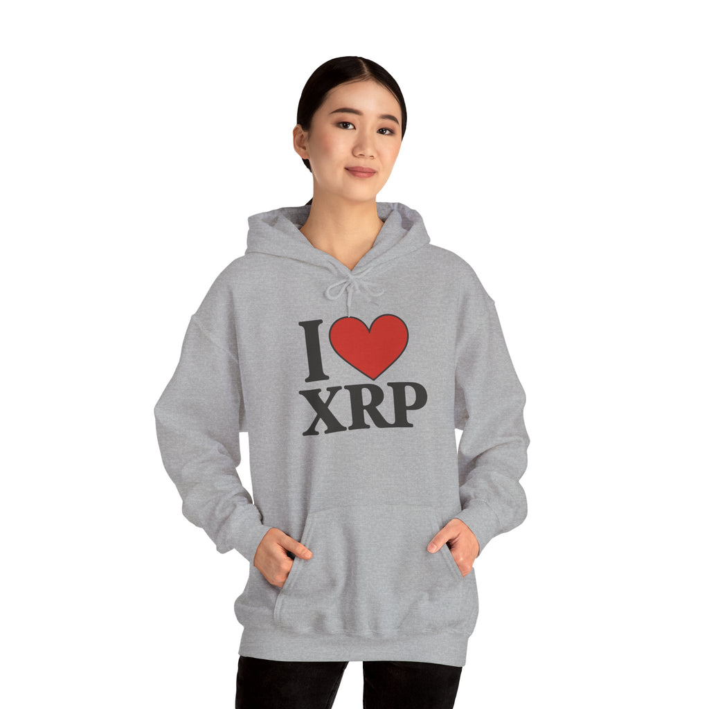 I  XRP Hoodie — Crypto Enthusiast Ripple Sweatshirt