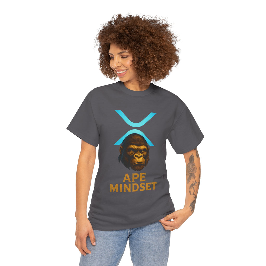Ape Mindset T-Shirt — Crypto XRP Ape Graphic Tee