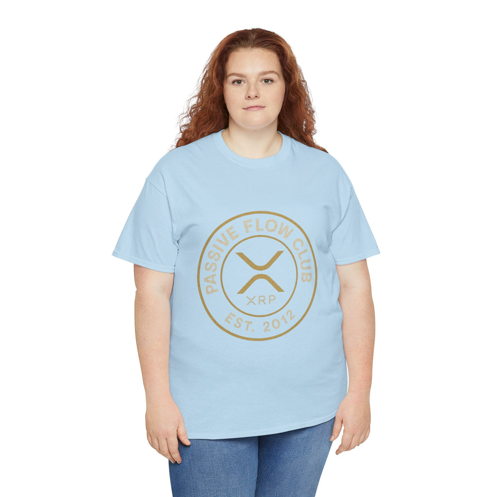 XRP Passive Flow Club T‑Shirt — Crypto Logo Tee (Est. 2012)