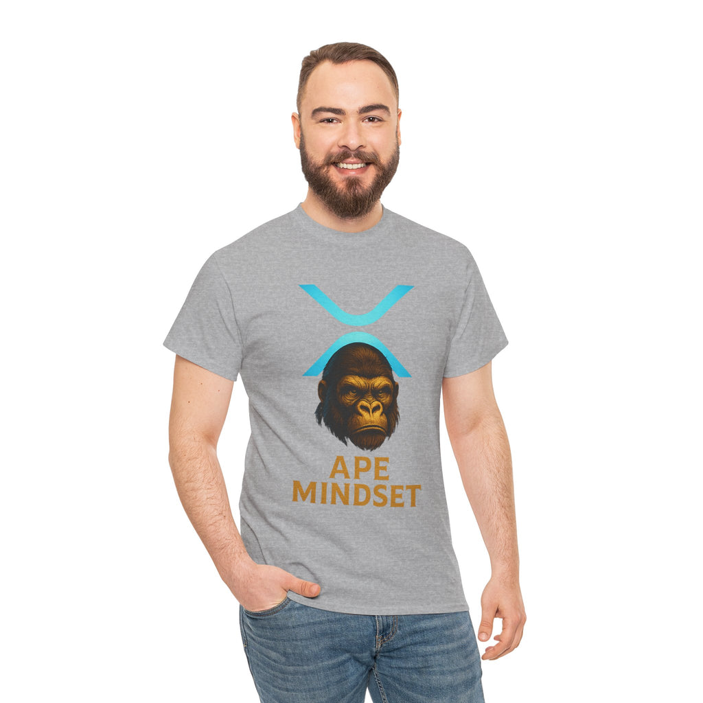Ape Mindset T-Shirt — Crypto XRP Ape Graphic Tee