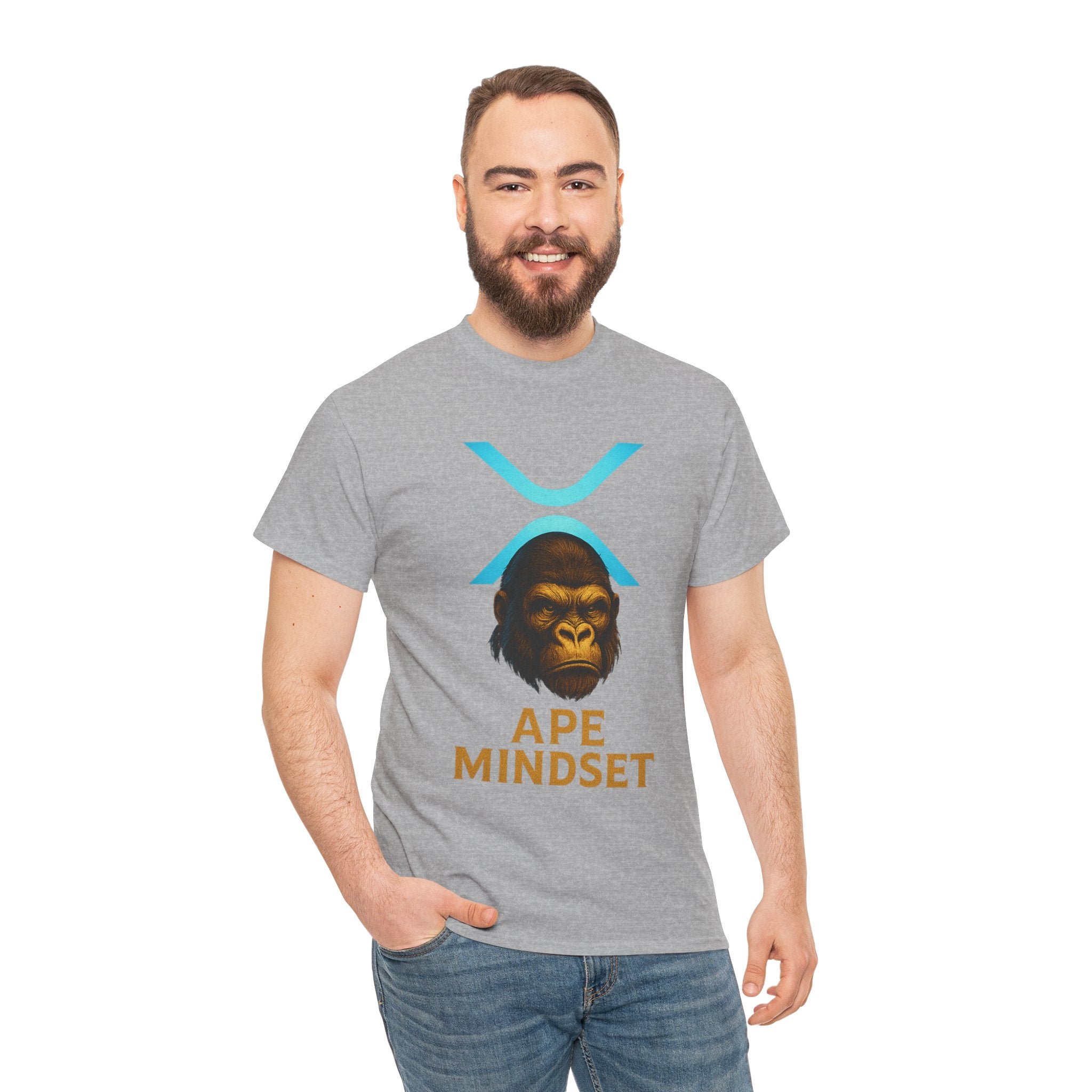 Ape Mindset T-Shirt — Crypto XRP Ape Graphic Tee