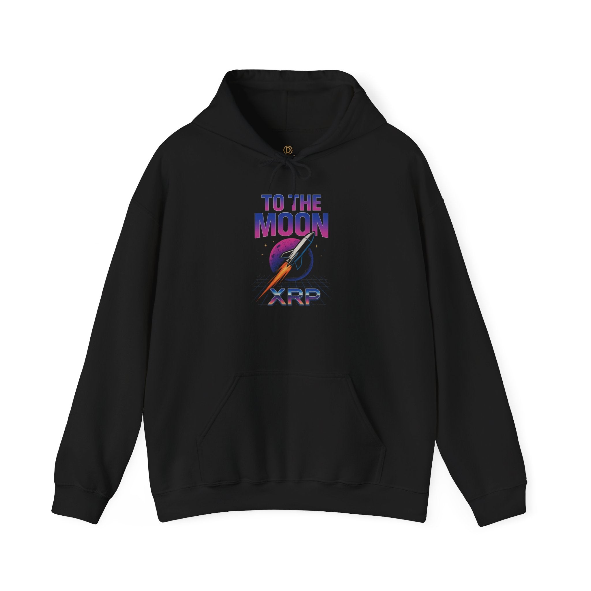XRP To The Moon Hoodie – Crypto Investor Sweatshirt