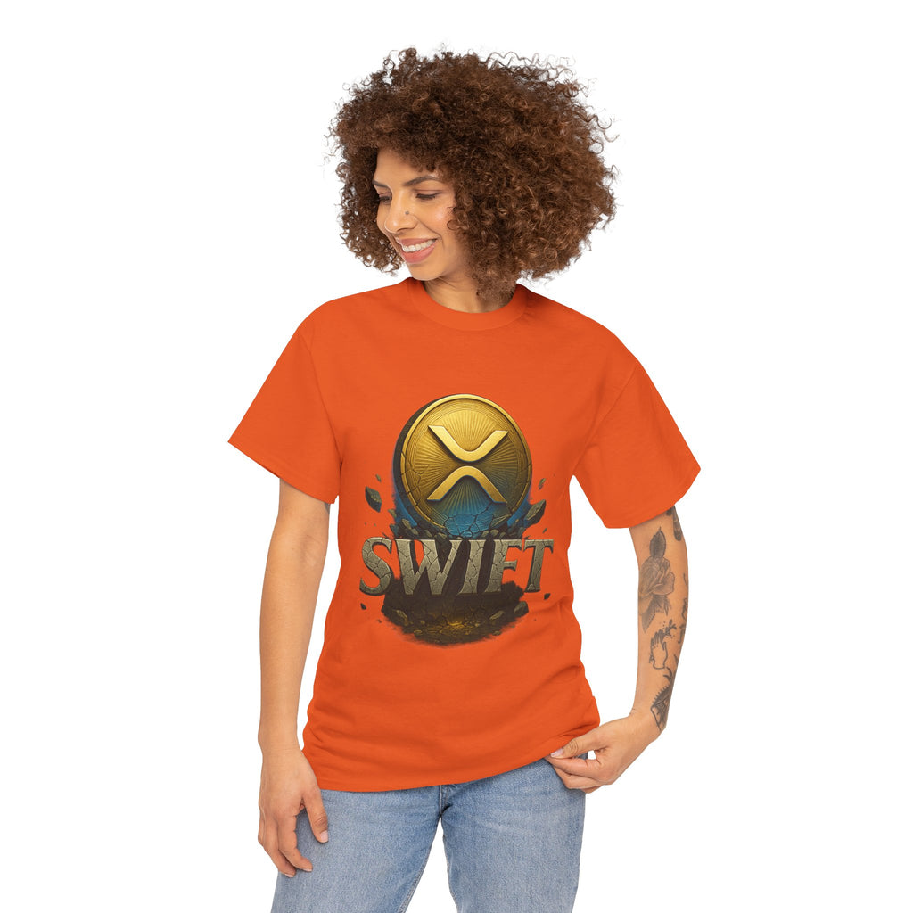 XRP Swift Cryptocurrency T‑Shirt — Ripple Coin Logo Graphic Tee