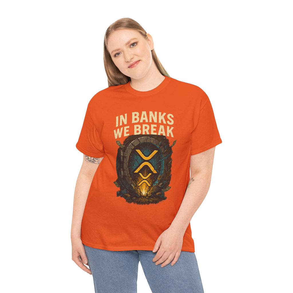 In Banks We Break XRP Crypto Graphic Tee