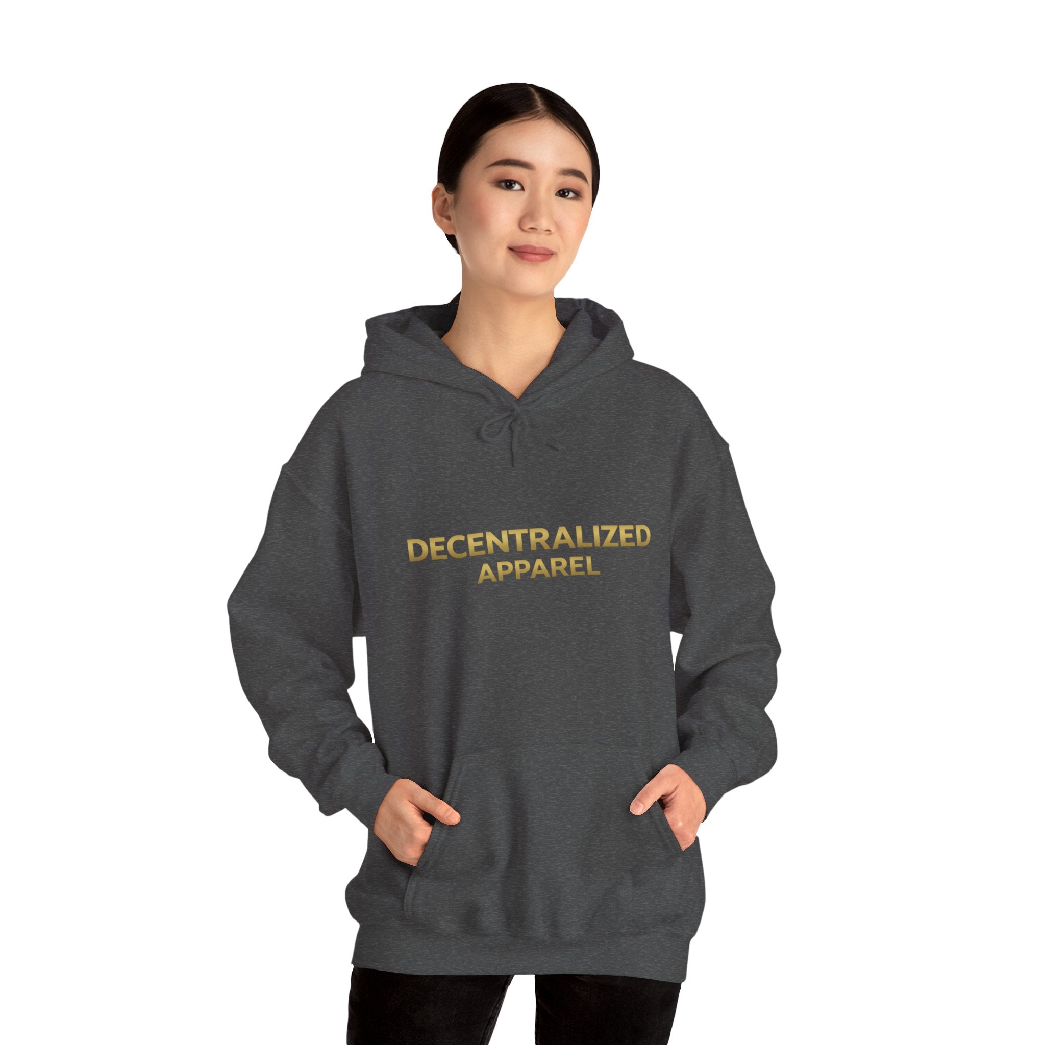 Decentralized Apparel Hoodie — Minimalist Crypto-Inspired White Pullover